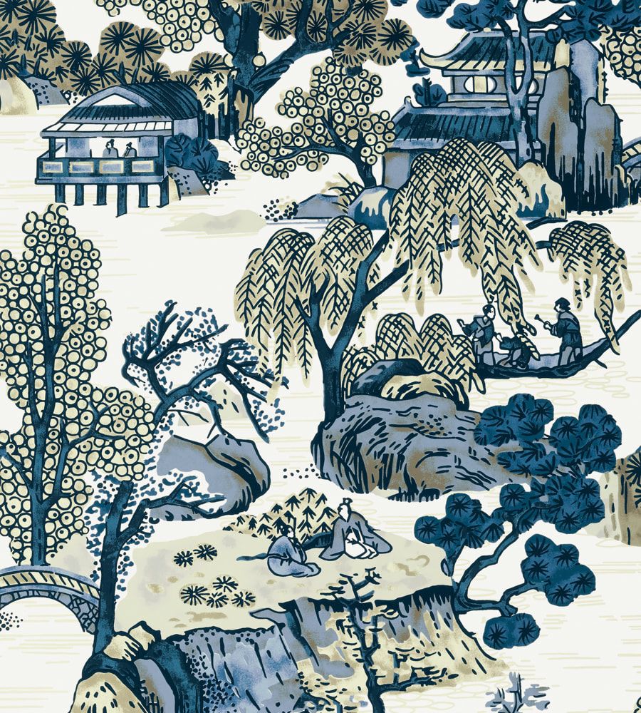 900x1000 Thibaut Scenic Wallpaper