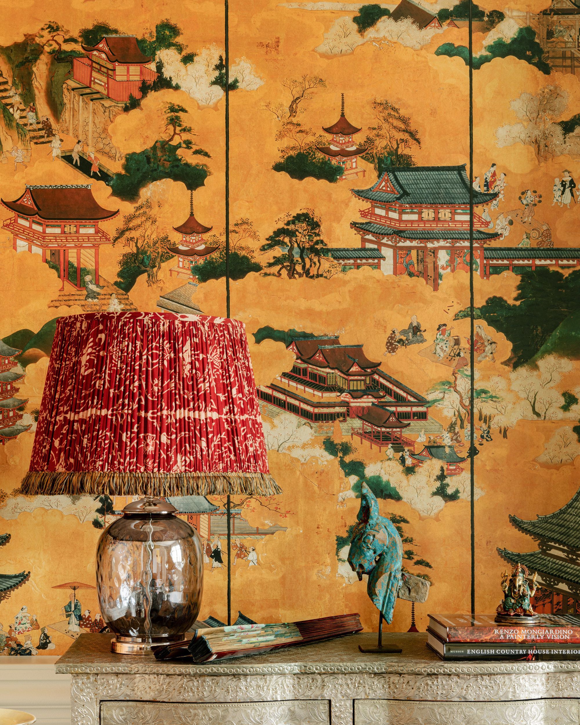 2000x2500 FLOATING WORLD Golden Wallpaper MINDTHEGAP Yellow Vintage Asian