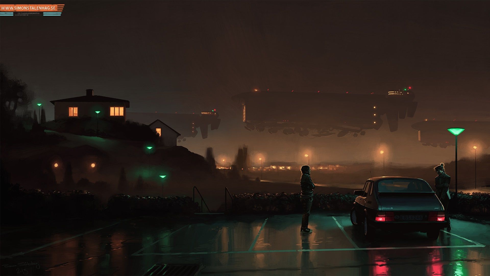 1920x1080 Retro futuristic Wallpaper [1920 x 1080]