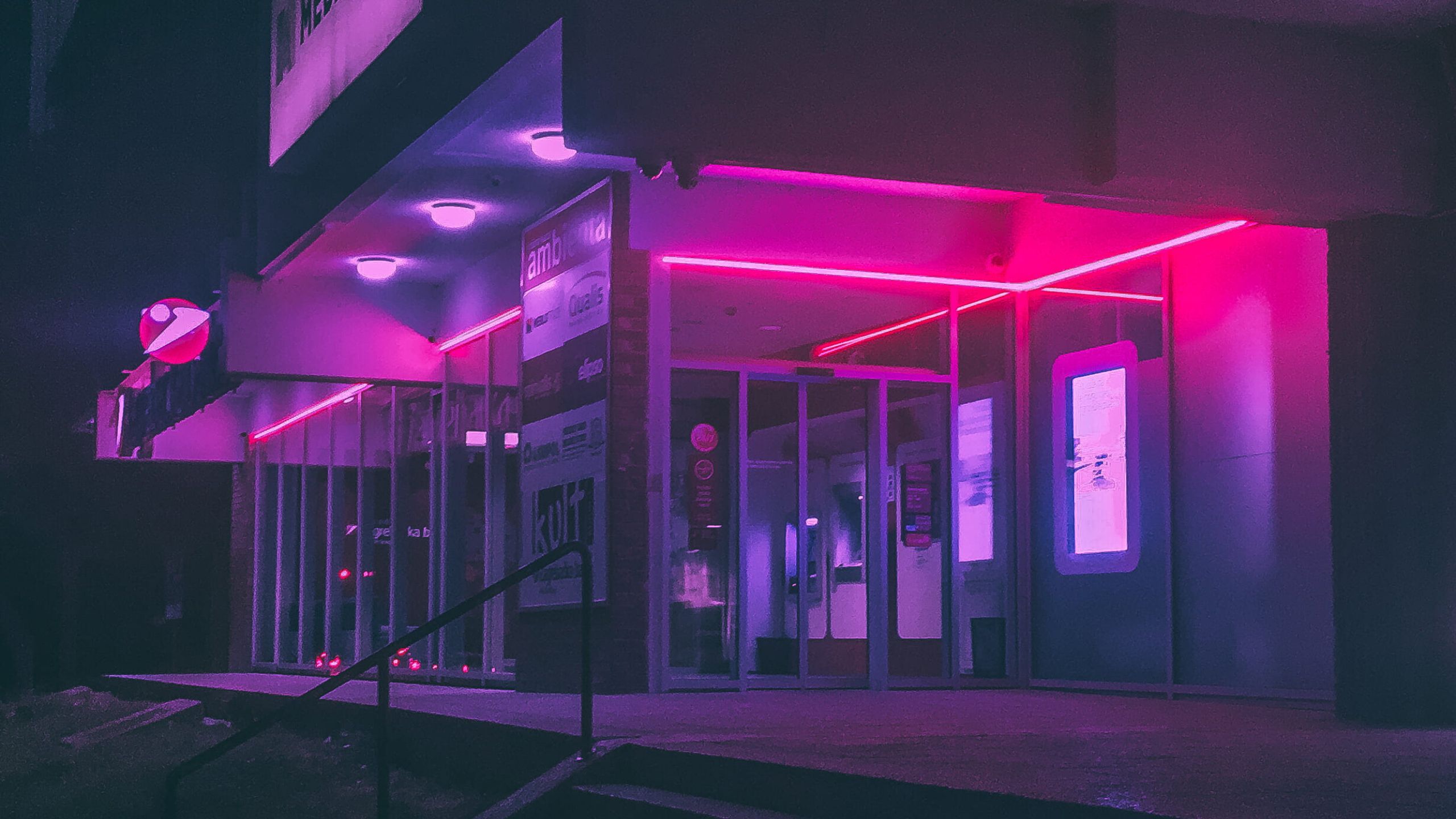 2560x1440 Retrofuturism HD Vaporwave Wallpaper