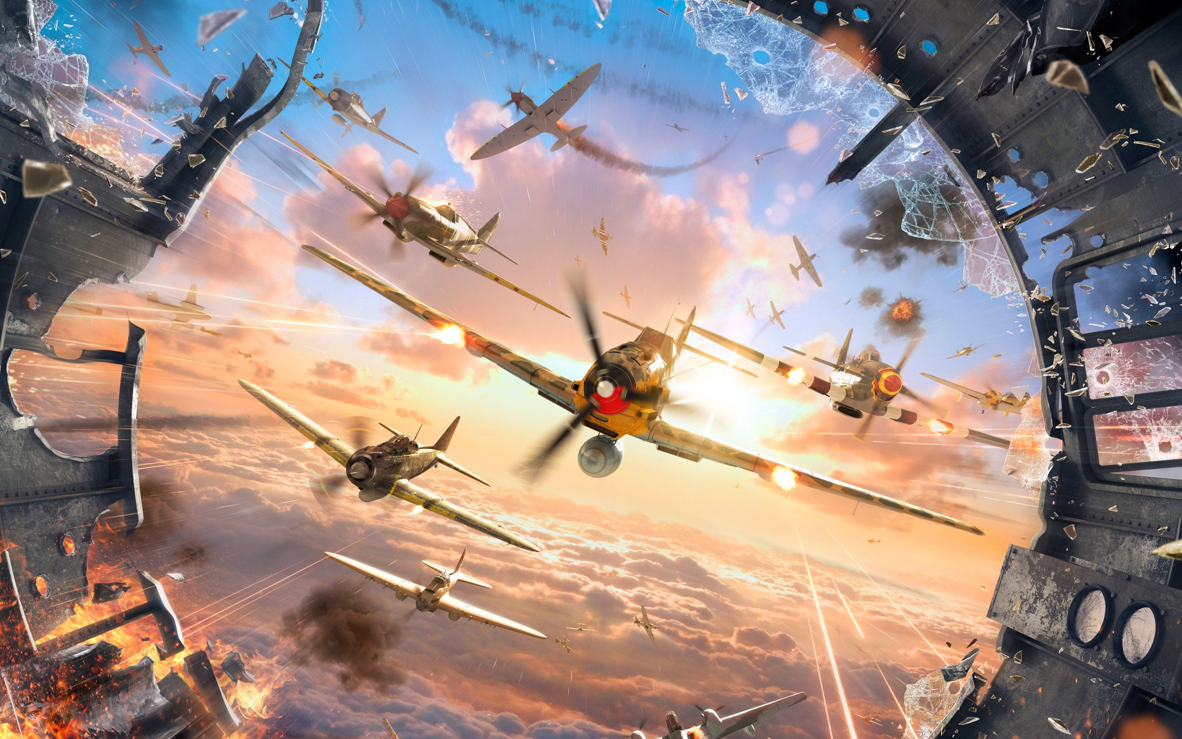 4000x2500 world of warplanes, Game, War, Wwii, 4000x2500 Wallpaper HD / Desktop and Mobile Background