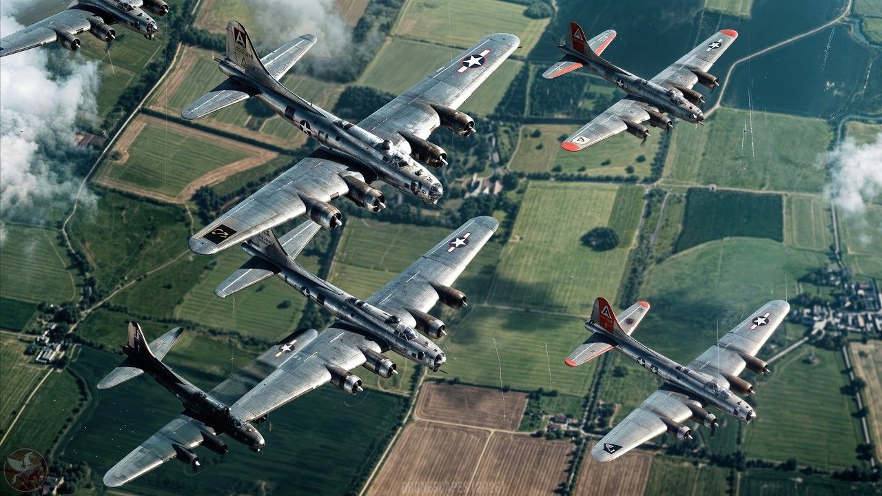 1280x720 The Fight for the Sky: Restored Footage of WWII's Greatest Air Battles In Color