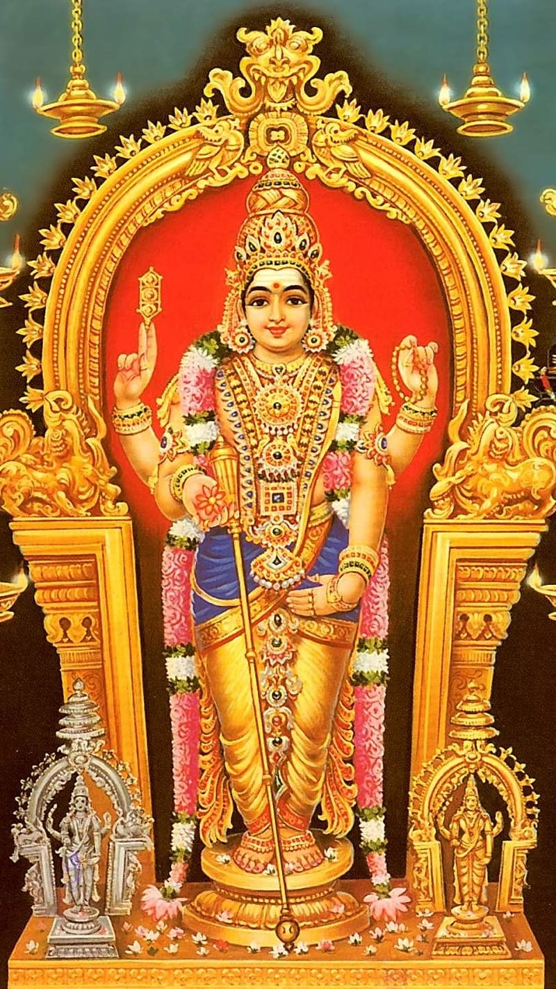 800x1422 Palani Murugan.Arupadai Murugan Thiruchendur Murugan God, palani murugan, murugan, HD phone wallpaper