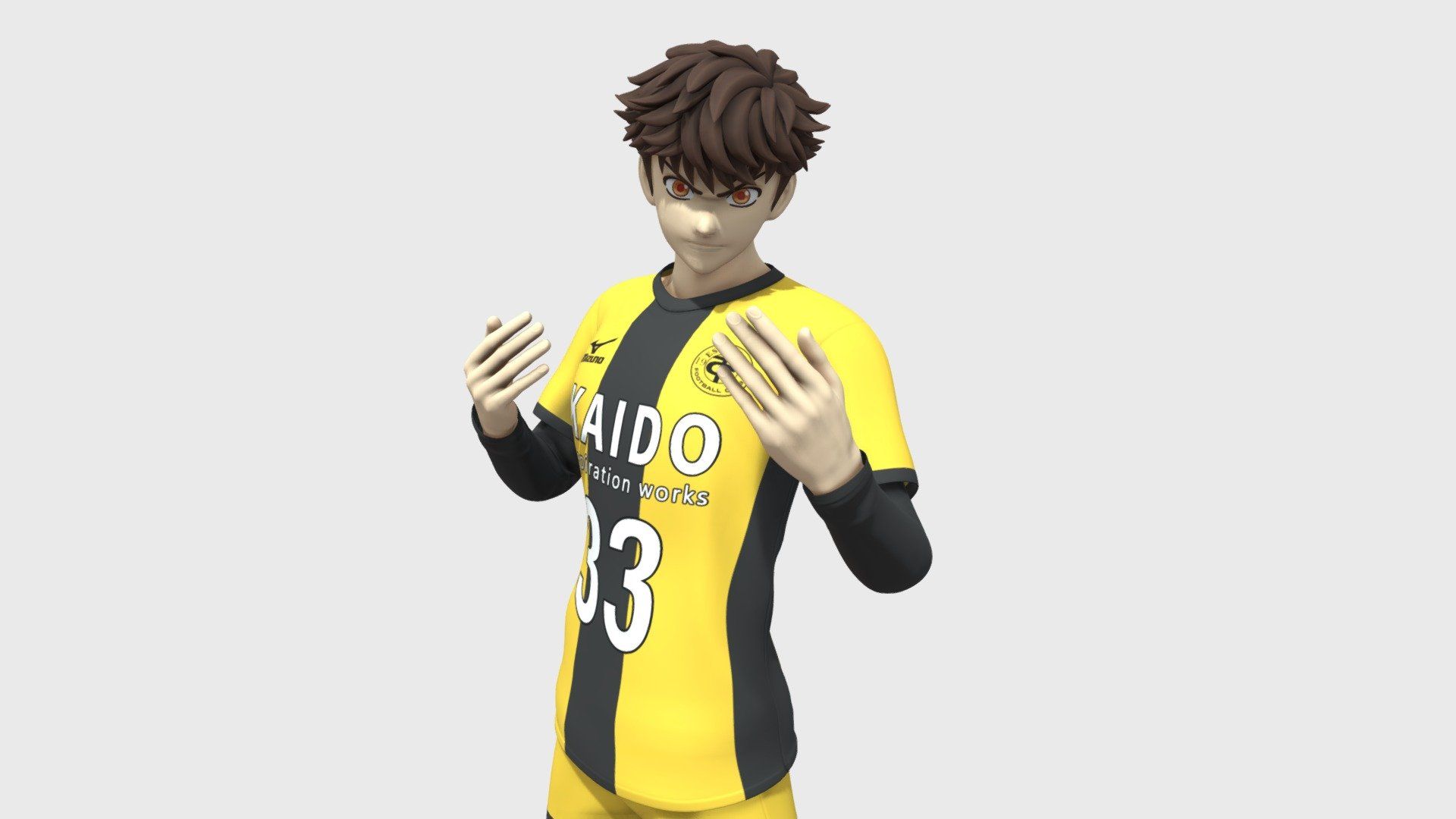 1920x1080 Aoi Ashito from Ao Ashi Fanart model by deemariz714 [03eb727]