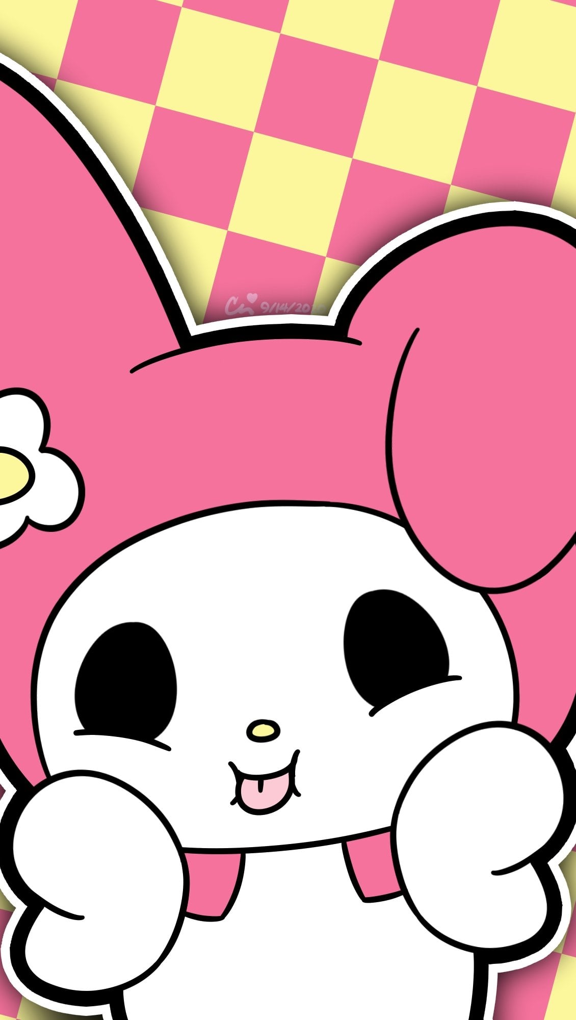 1130x2000 Kuromi and My Melody Kitty Wallpaper 4K for iPhone and Mobile Phone