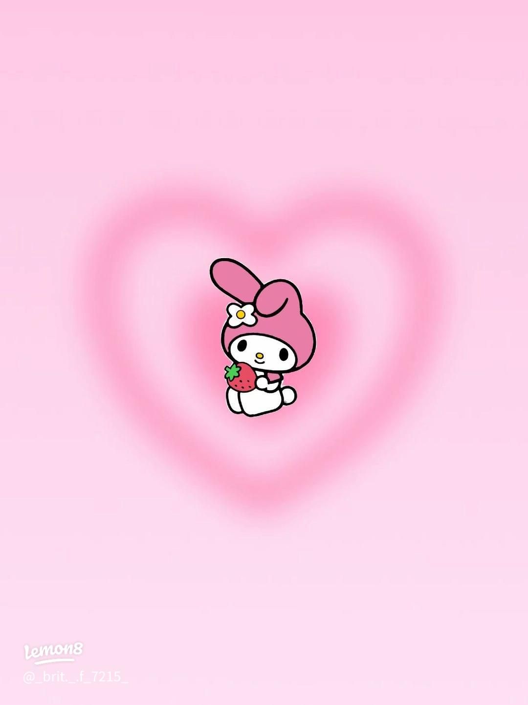 1080x1442 Adorable My Melody Wallpaper to Brighten Your Screen in Pink Hues