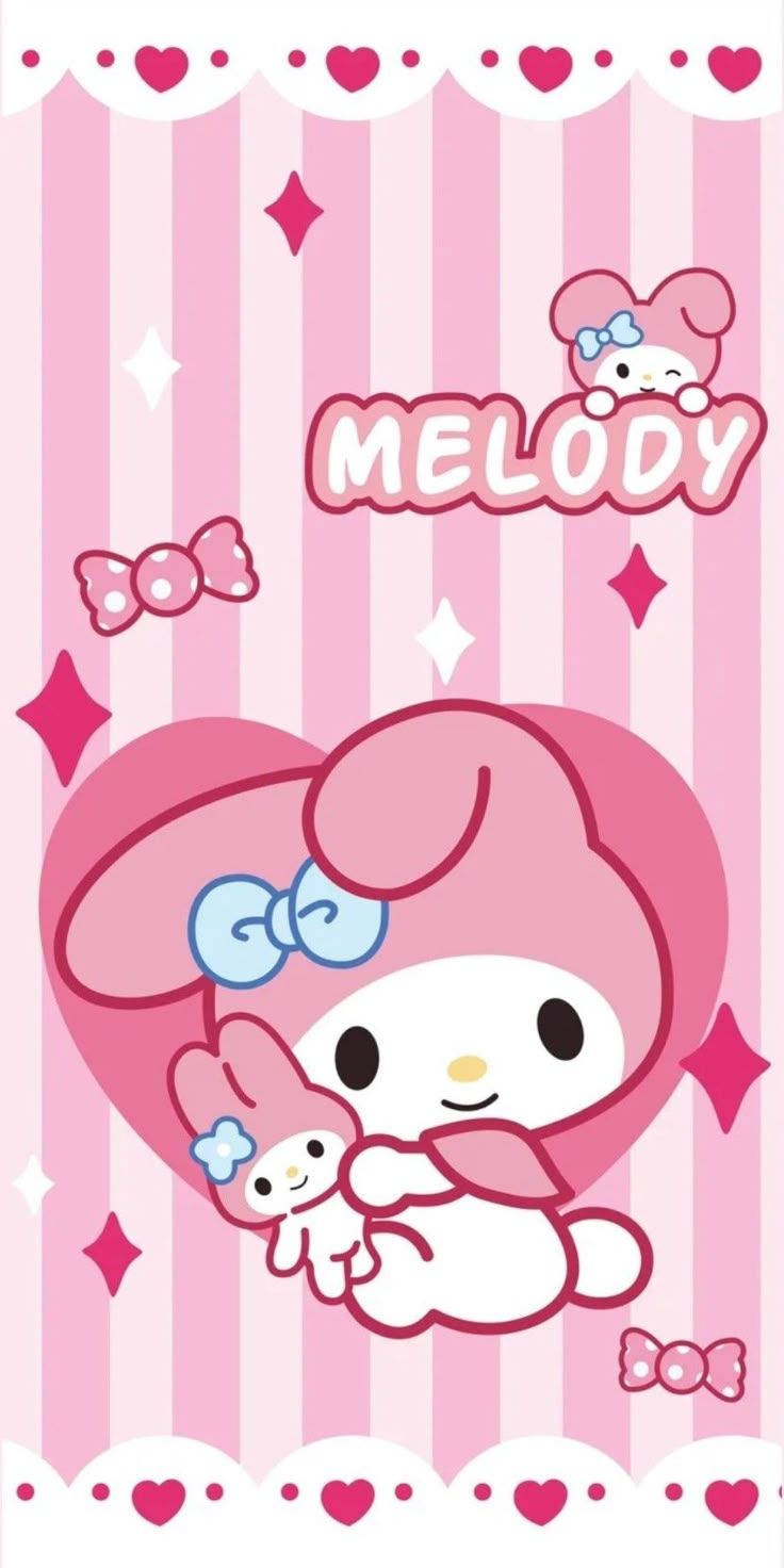 736x1472 cute my mellody iPhone wallpaper pink