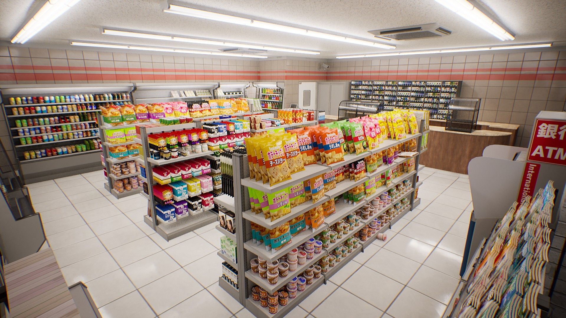1920x1080 Japanese Convenience Store (formerly Blender Market)