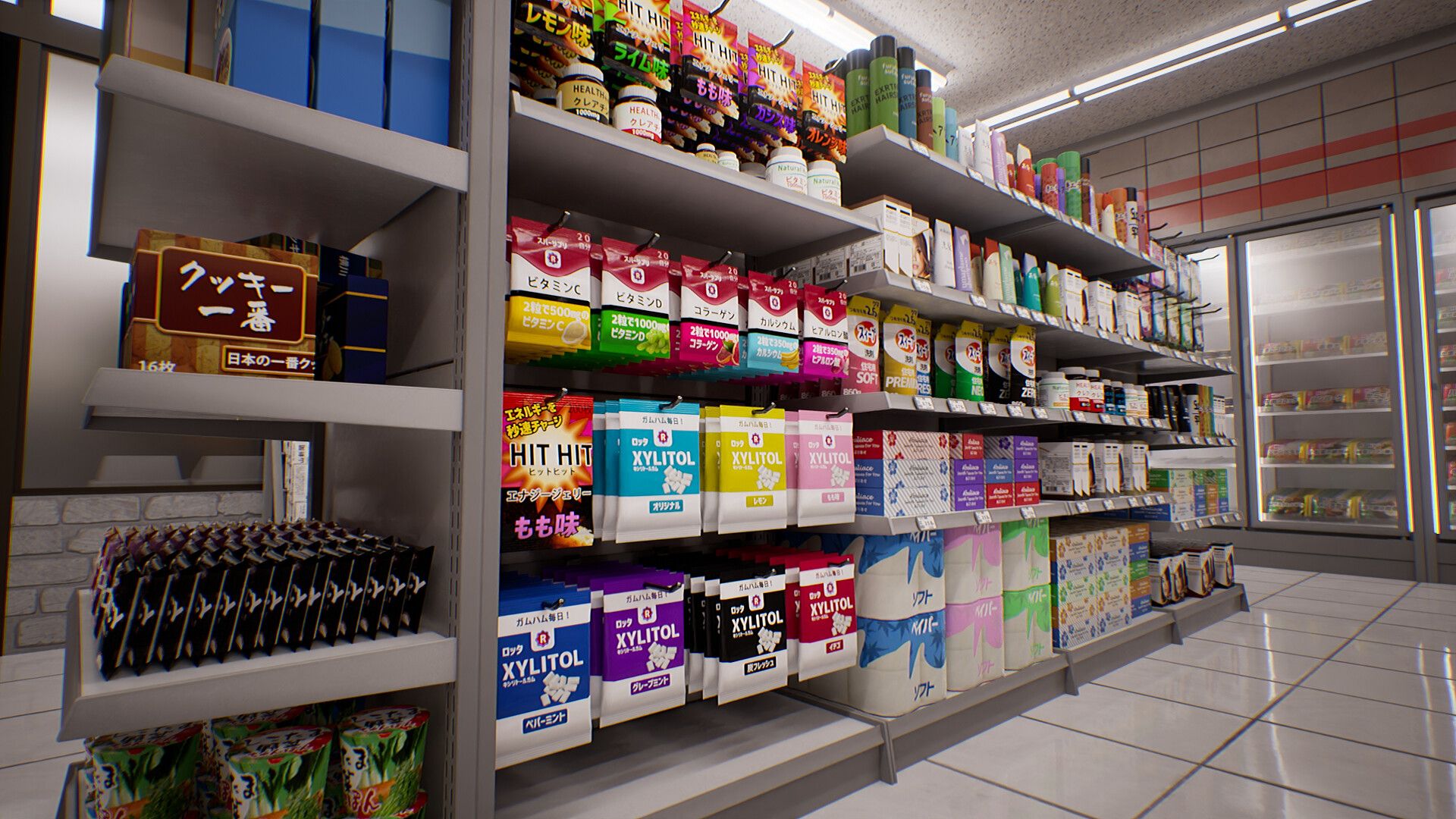 1920x1080 Japanese Convenience Store - コンビニ