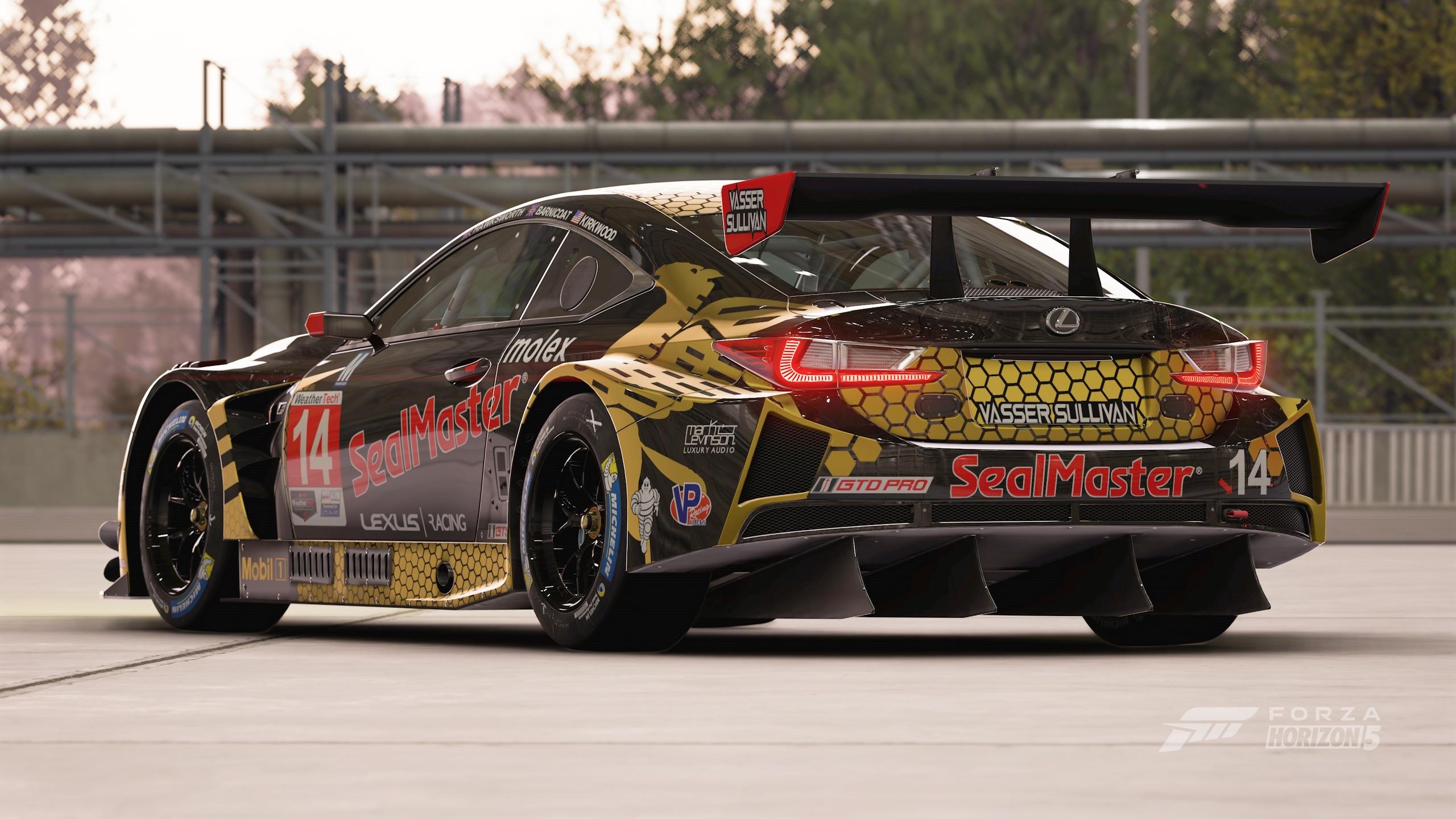 2560x1440 Working on the Mobil 1 anniversary livery for the Lexus GT3