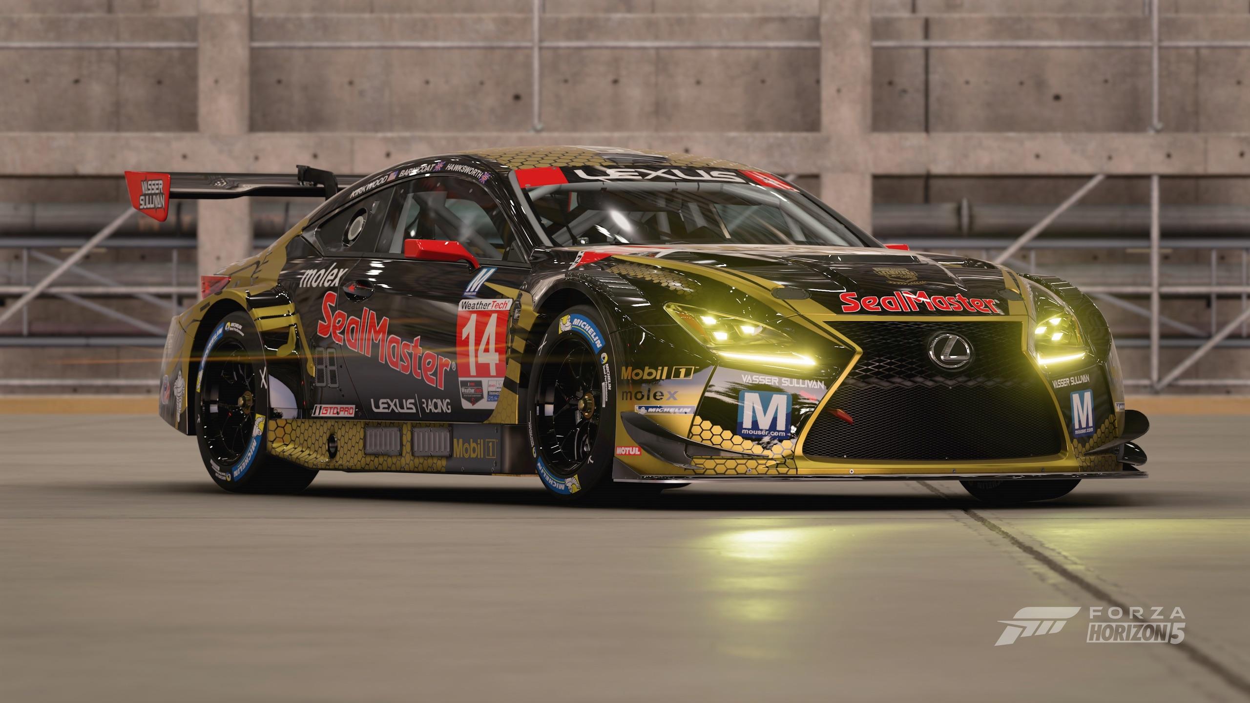 2560x1440 Working on the Mobil 1 anniversary livery for the Lexus GT3