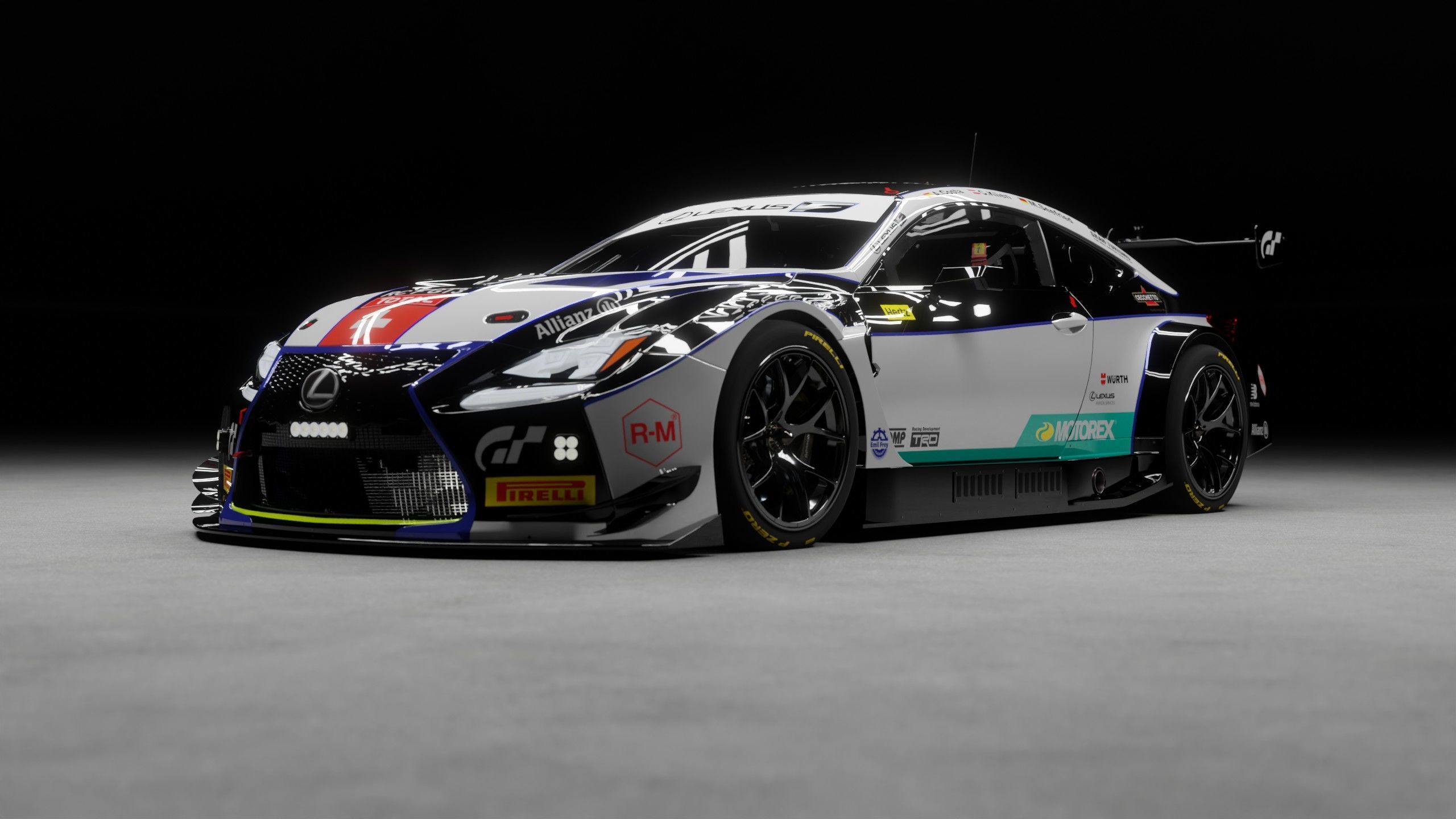 2560x1440 Lexus RC F GT3 3D model