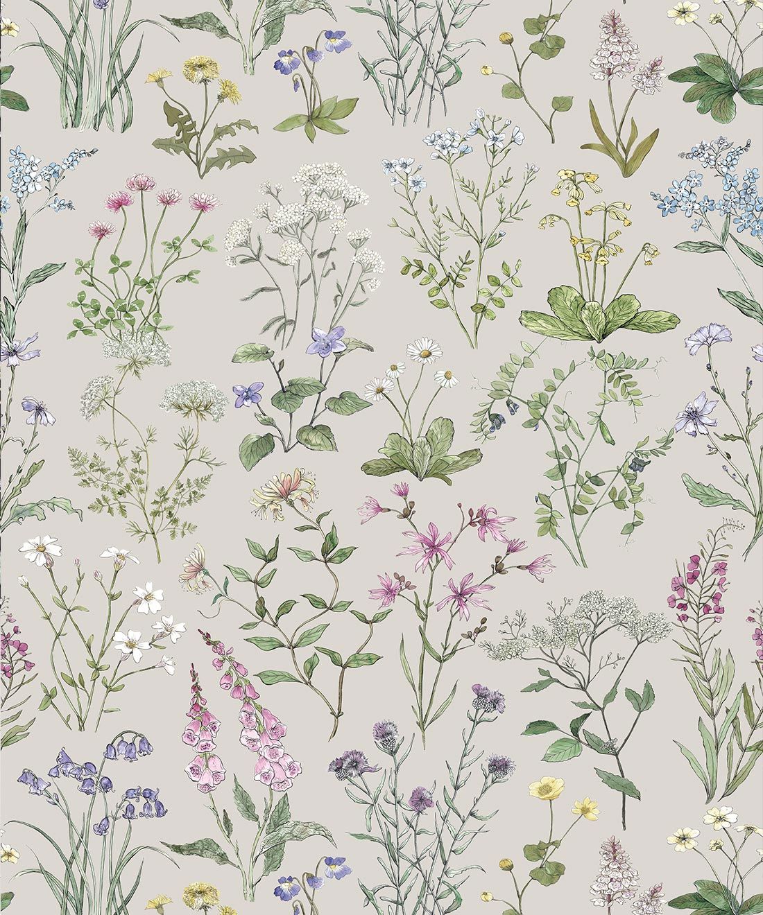 1100x1320 Wild Meadow Wallpaper Woven Wallpaper. Milton & King
