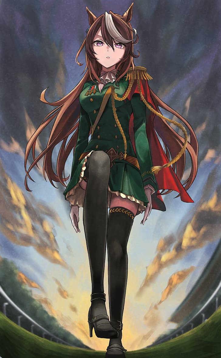 728x1178 Symboli Rudolf (Uma Musume) 1080P, 2K, 4K, 5K HD wallpaper free download