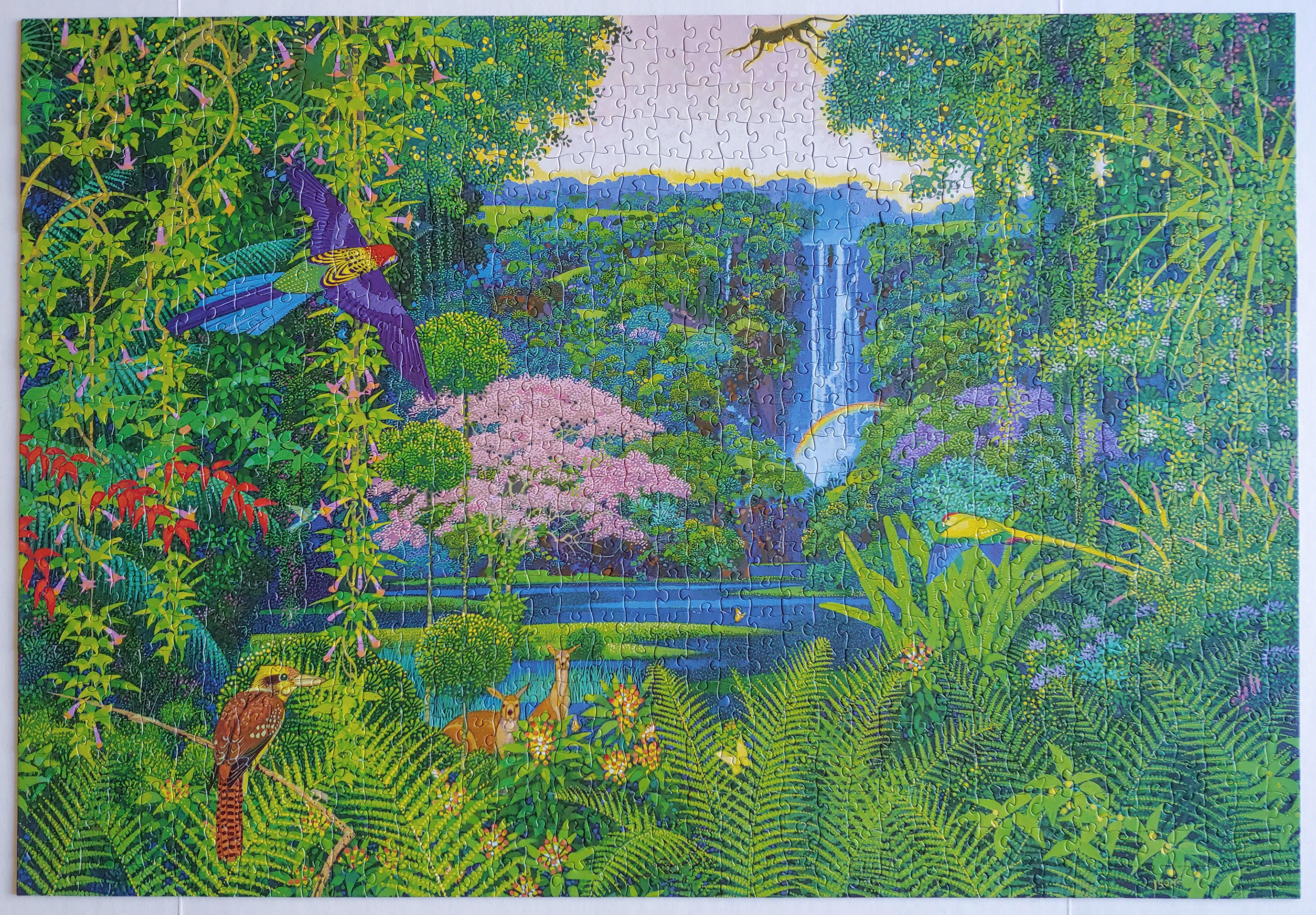 4392x3054 Utopia Falls by Hiroo Isono, Pomegranate, 1000 pieces. Was a blast!