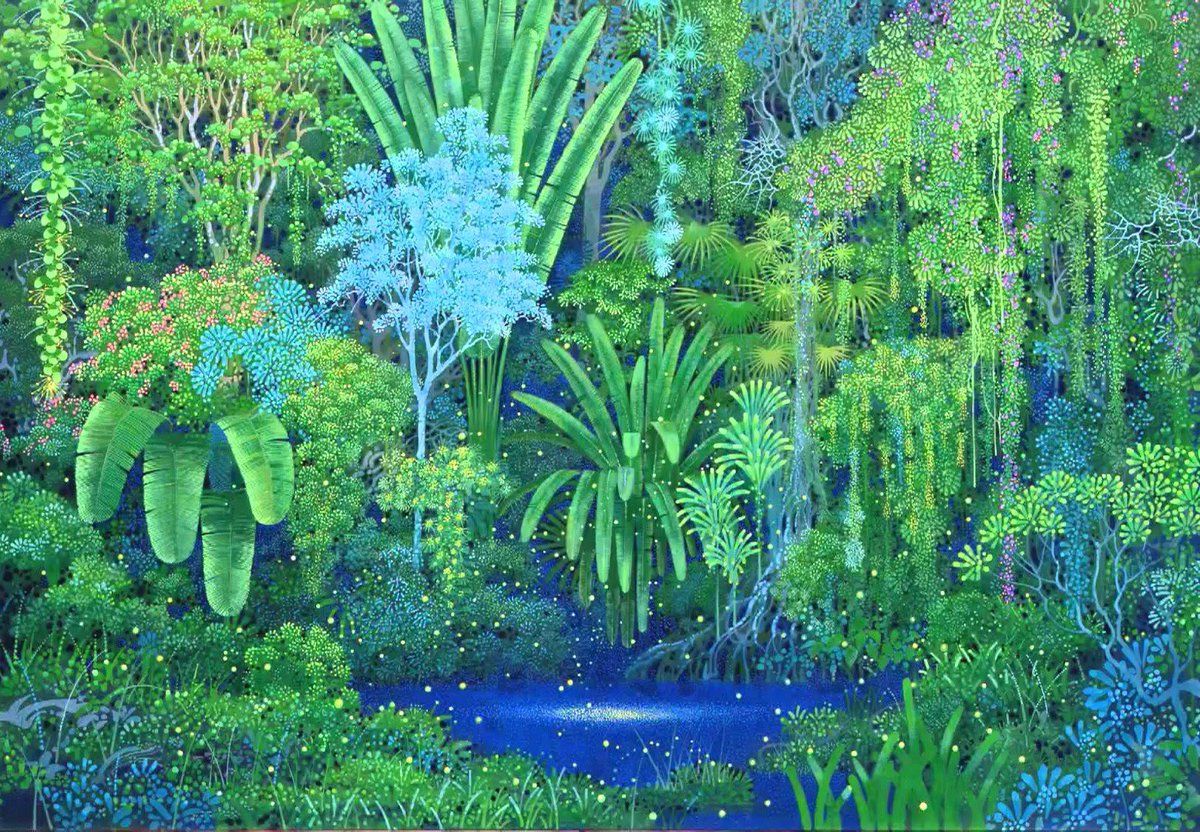 1200x832 Hiro Isono was an amazing artist. I could look at his jungles all day