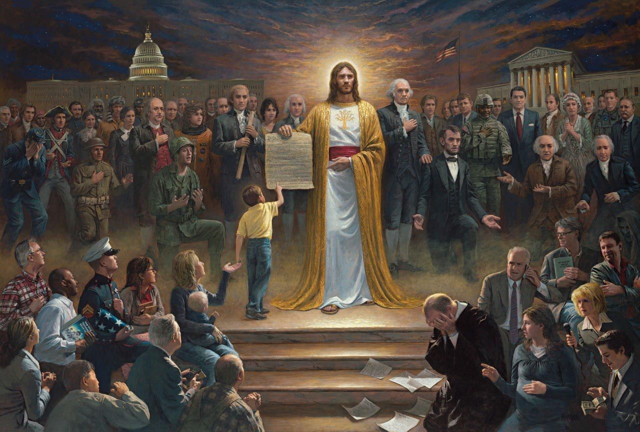 1280x864 One Nation Under God 20 X 30 Signed & Numbered