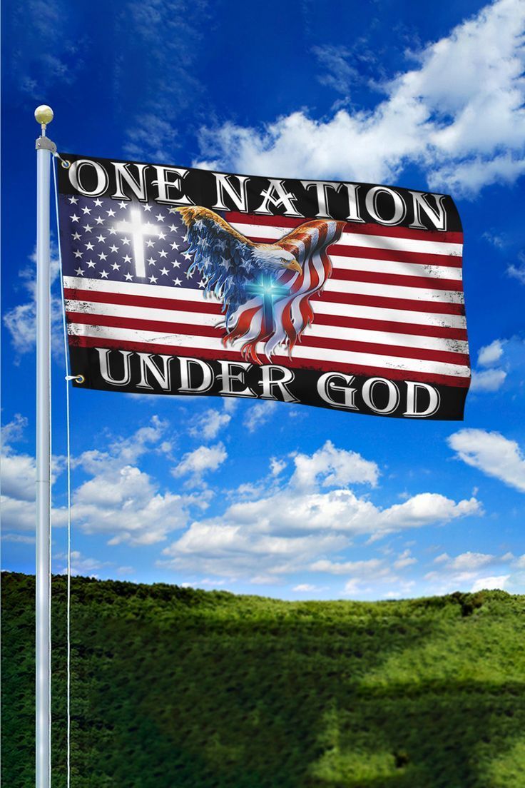 736x1104 One Nation Under God American Eagle Grommet Flag THB3602GFv2. Patriotic picture, American flag wallpaper, First nations