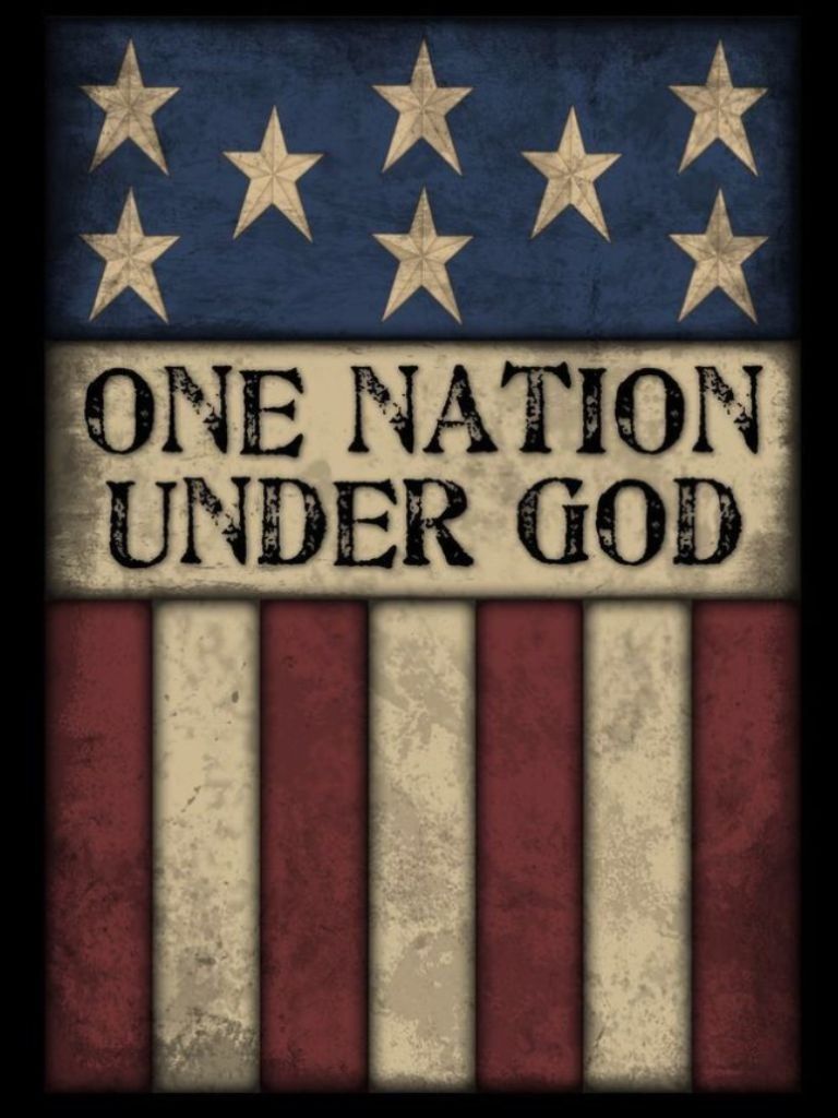 768x1024 One Nation Under God. If you believe God should always be at the center of our nation, drop an Amen!
