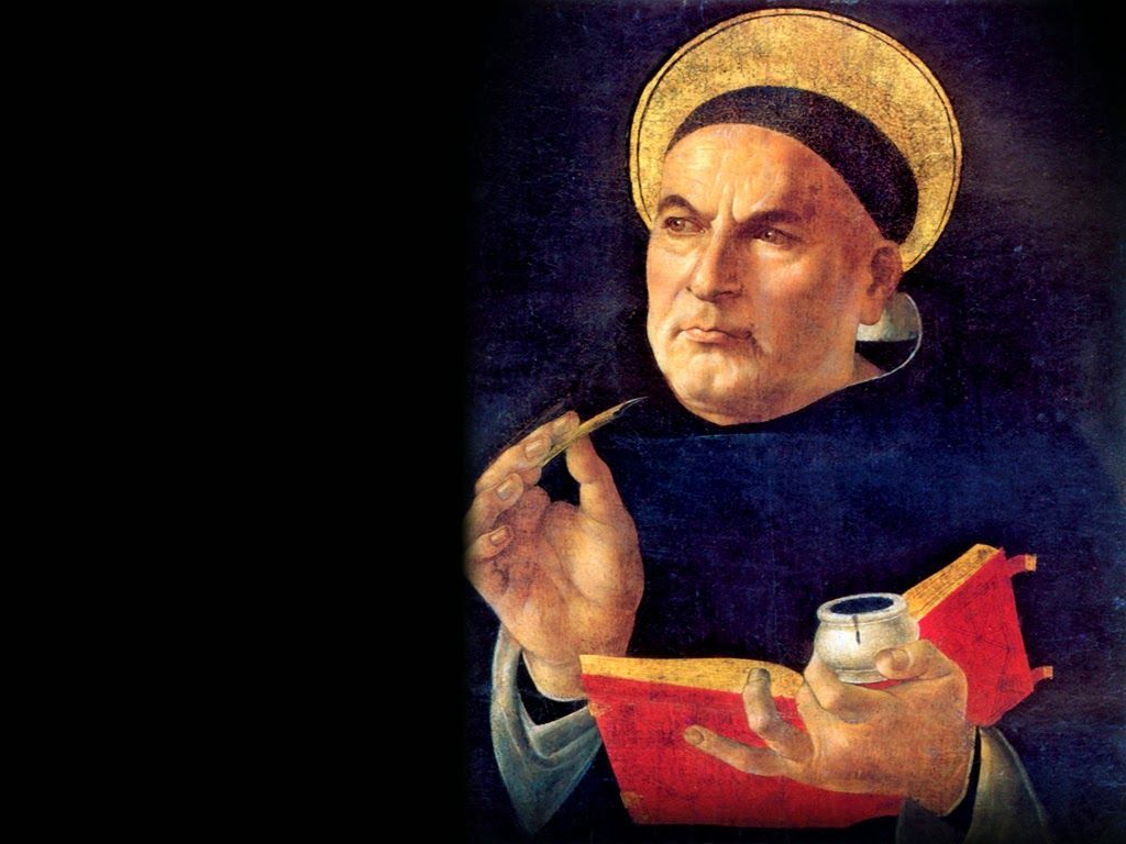 1024x768 Holy Mass image.: Saint Thomas Aquinas, priest and doctor of the Church