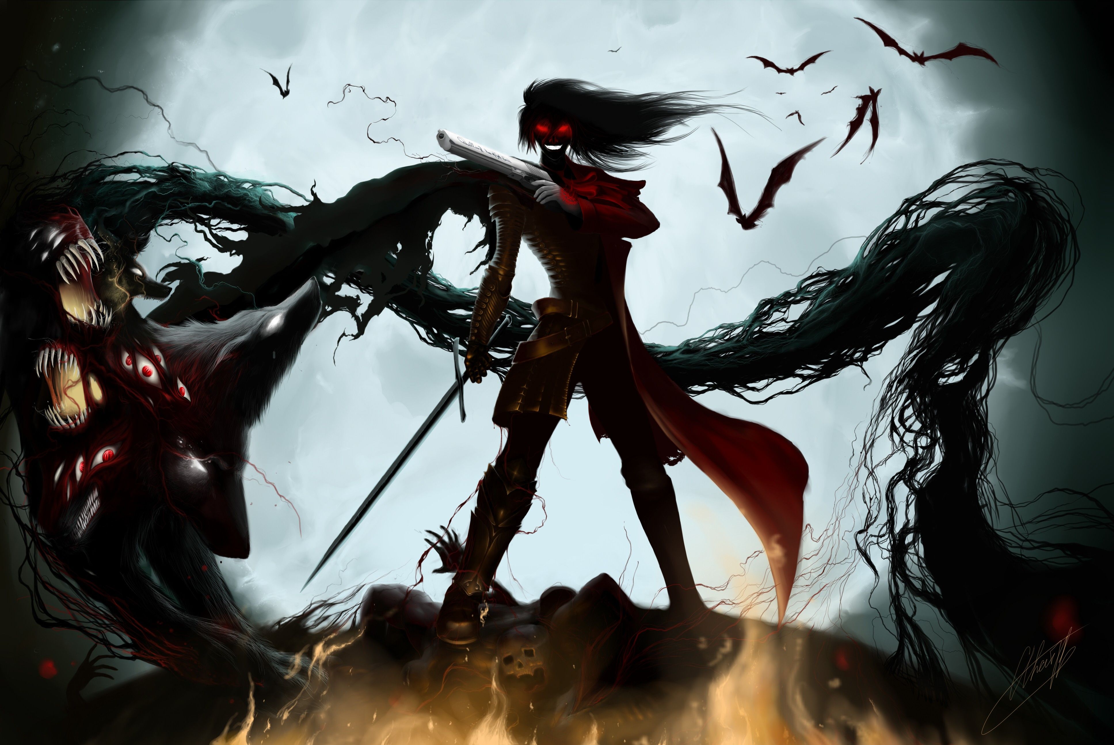 3871x2589 Alucard Hellsing Ultimate Dracula Gothic 4k Wallpaper, HD Artist Wallpaper, 4k Wallpaper, Image, Background, Photos and Picture