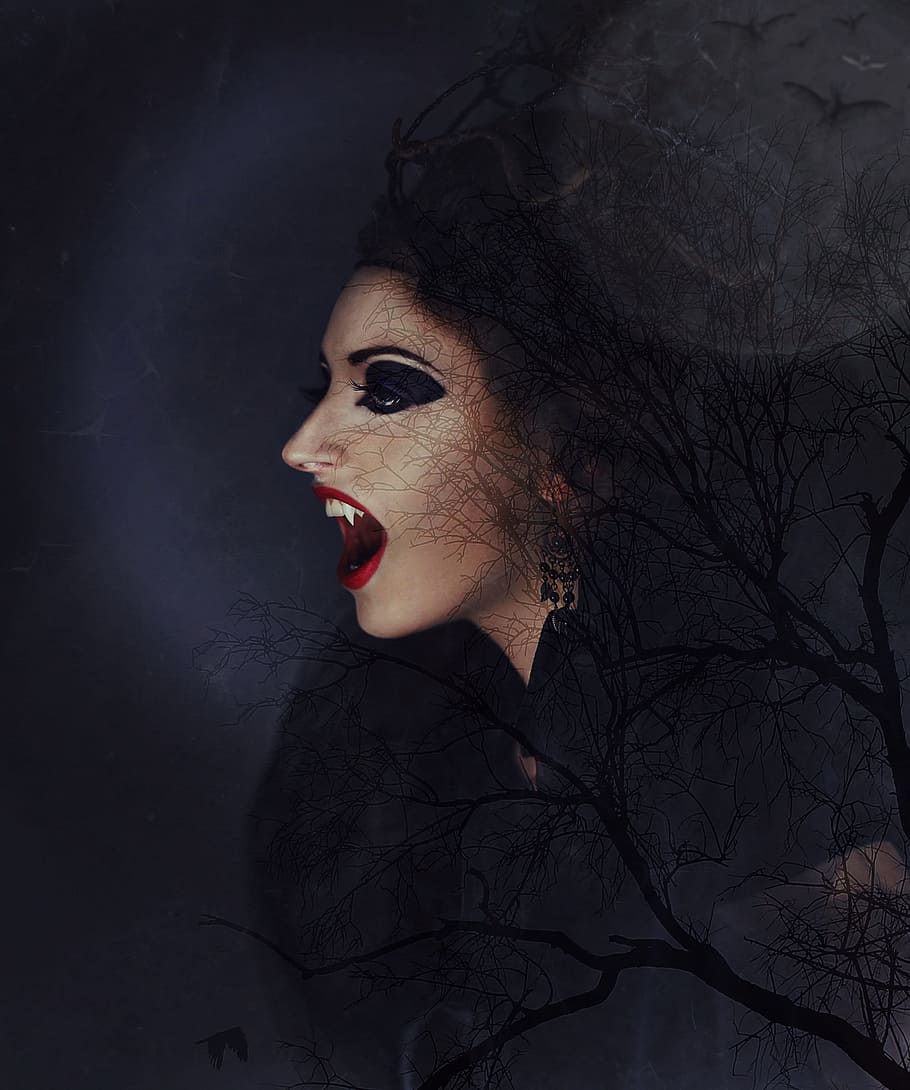 910x1090 Vampire woman 1080P, 2K, 4K, 5K HD wallpaper free download