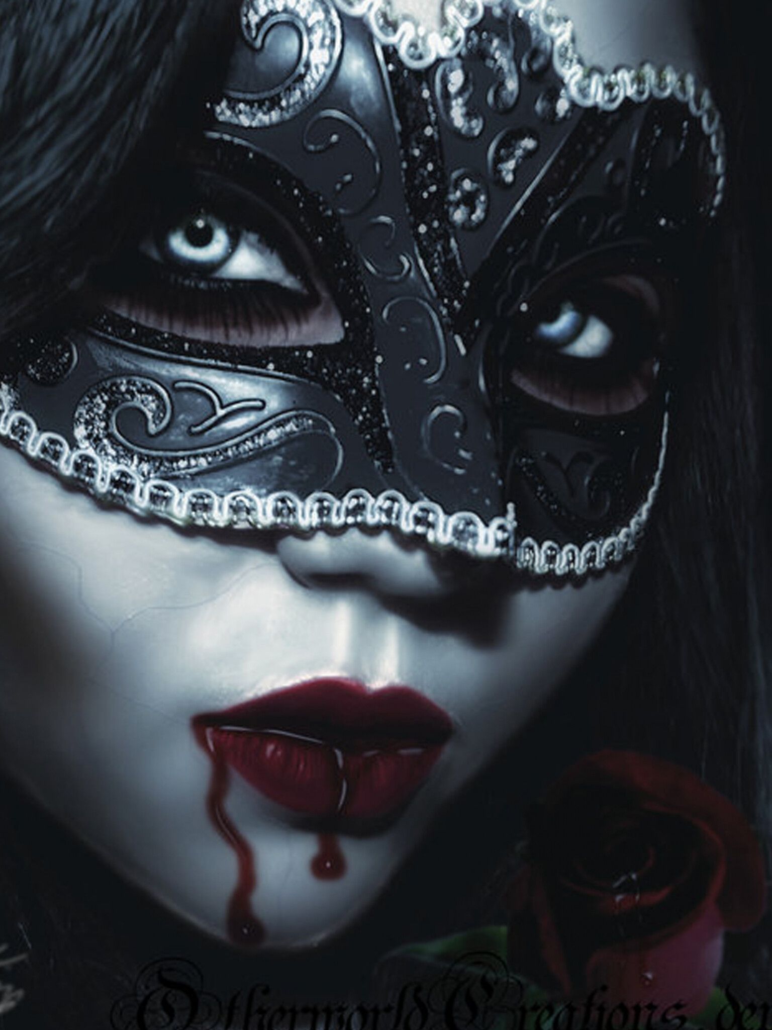 1536x2048 Vampire Wallpaper
