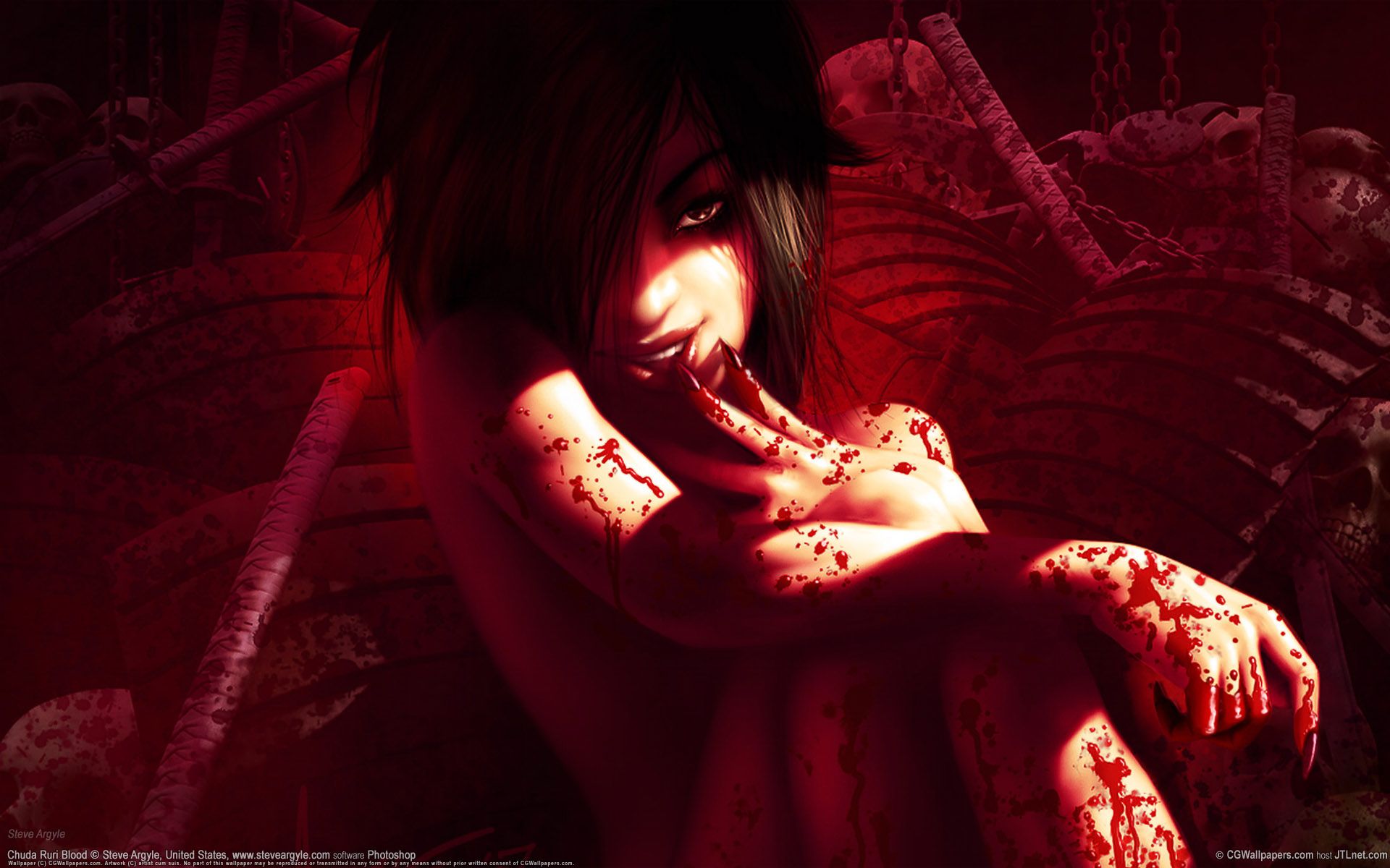 1920x1200 Female Vampire Wallpaper 1920x1200