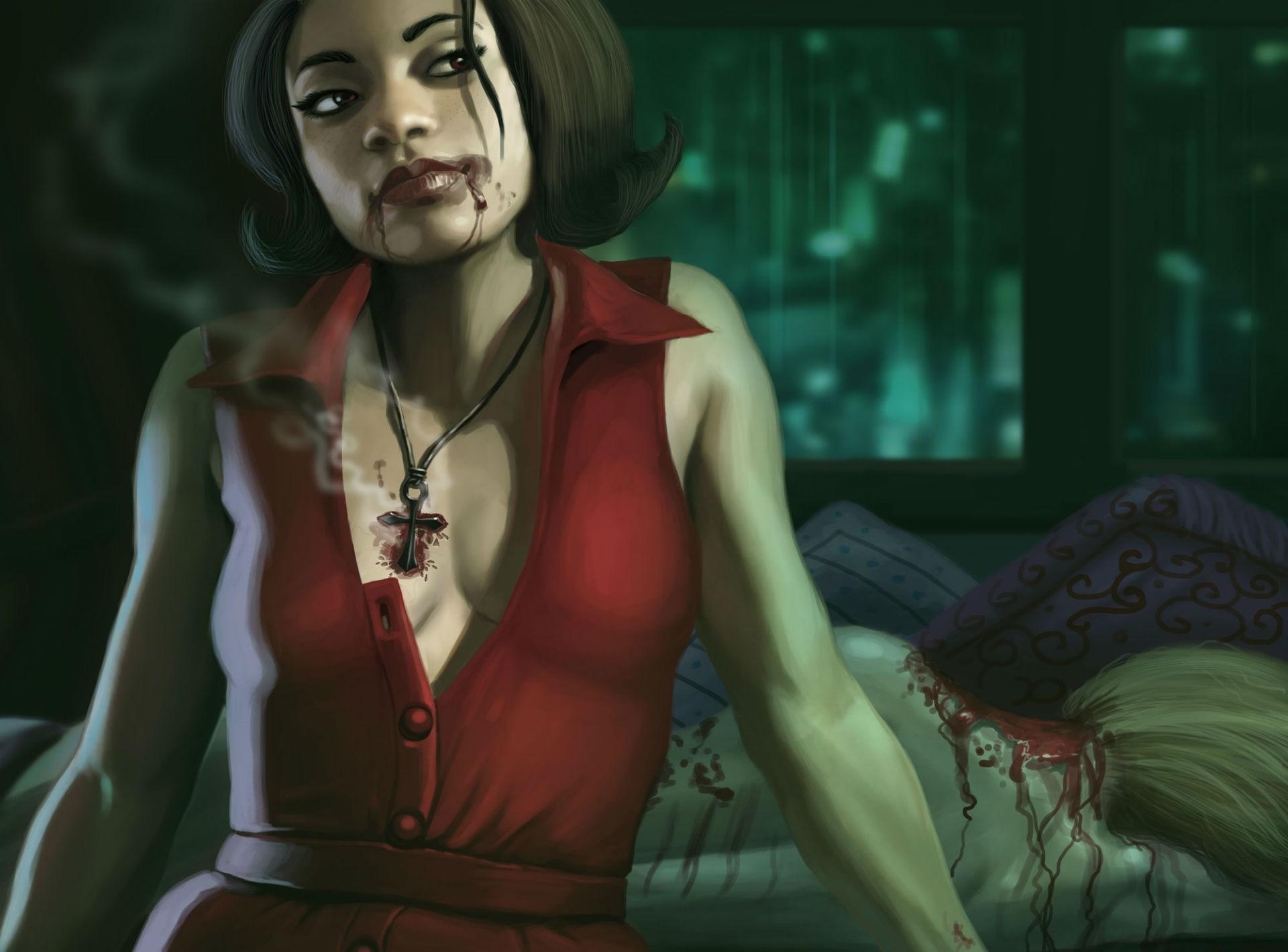 1920x1420 girl, vampire, corpse Wallpaper, HD Fantasy 4K Wallpaper, Image and Background