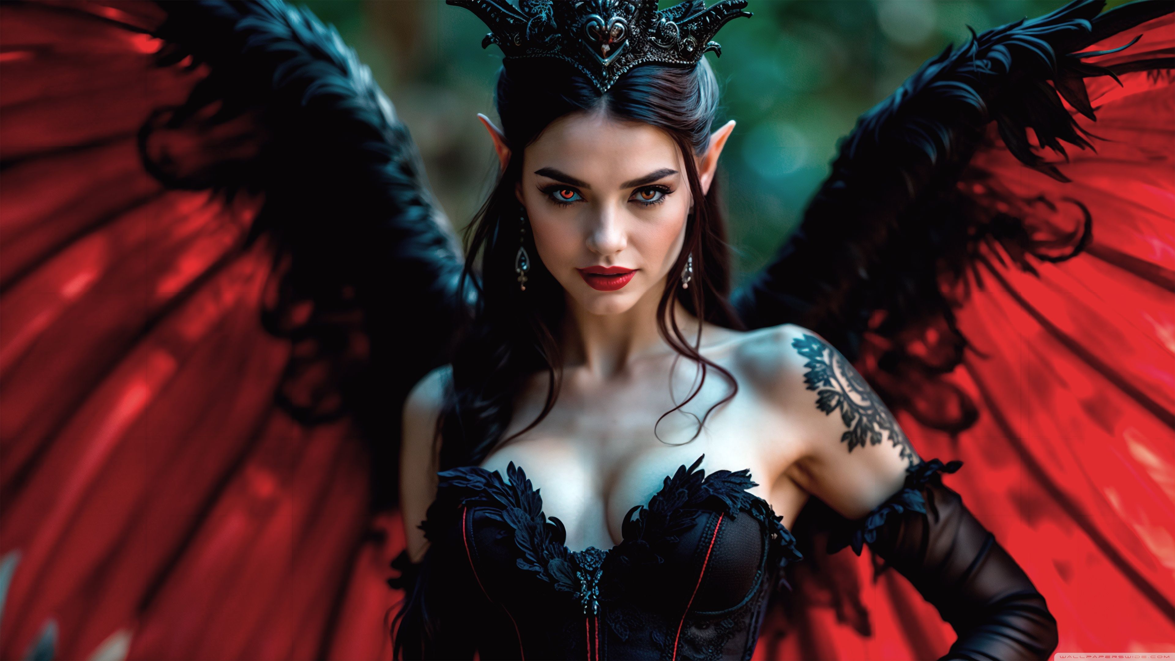 3840x2160 Vampire Girl, Halloween Art 4K UHD Wallpaper for UltraHD Desktop and TV : Widescreen and UltraWide Display : Dual Monitor : Smartphone and Tablet Devices