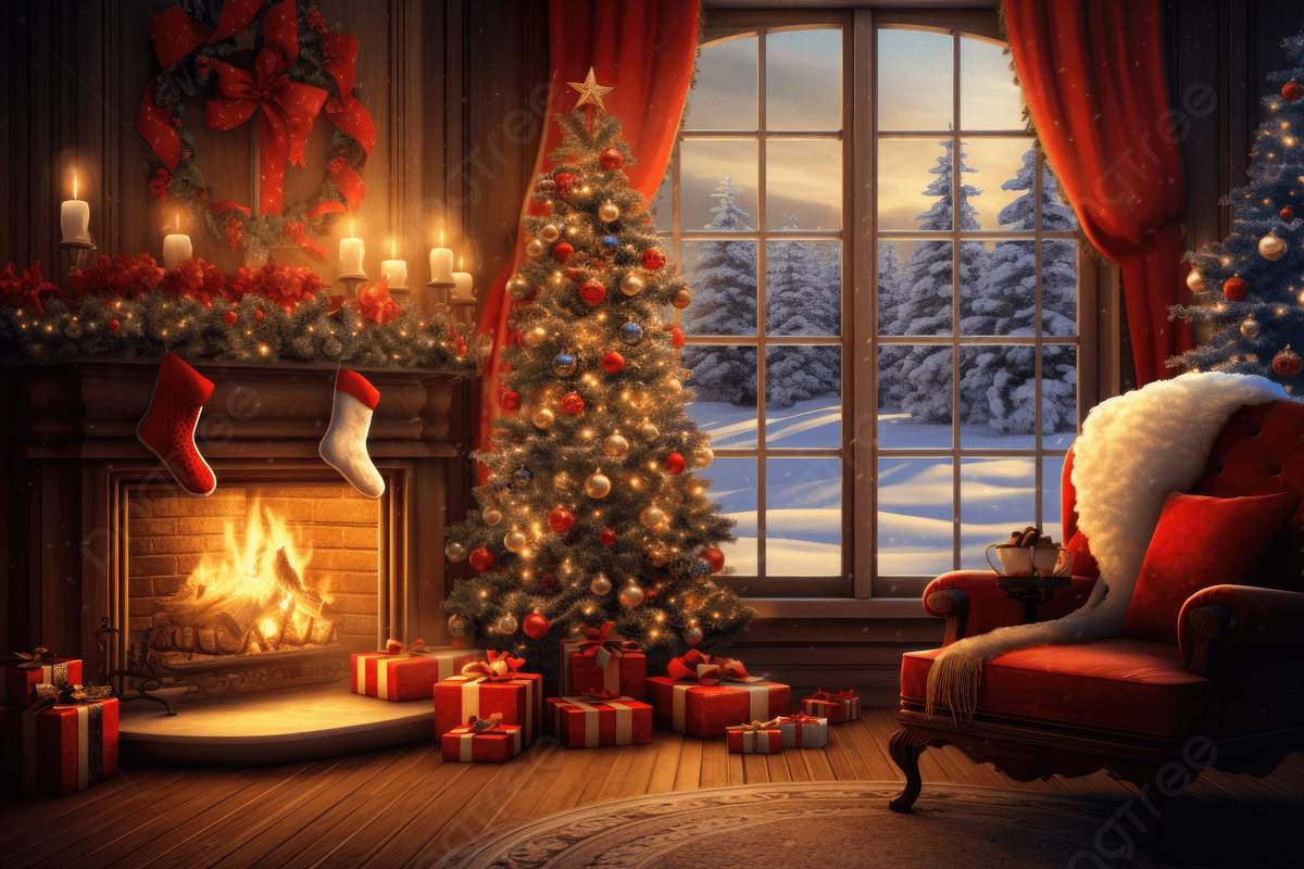 1200x800 Cozy Christmas Eve Warm And Inviting Living Room, Christmas, Decoration, Tree Background Image And Wallpaper for Free Download