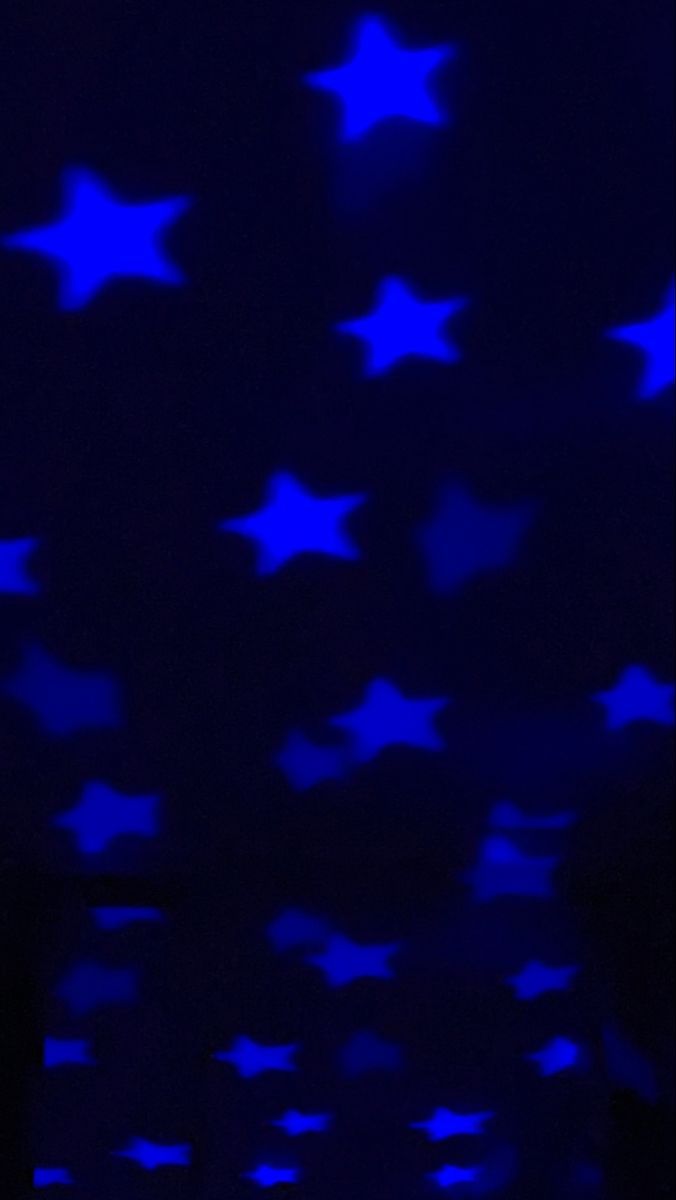 676x1200 Glowing Blue Stars Wallpaper. Dark blue wallpaper, Blue star wallpaper, Blue widget