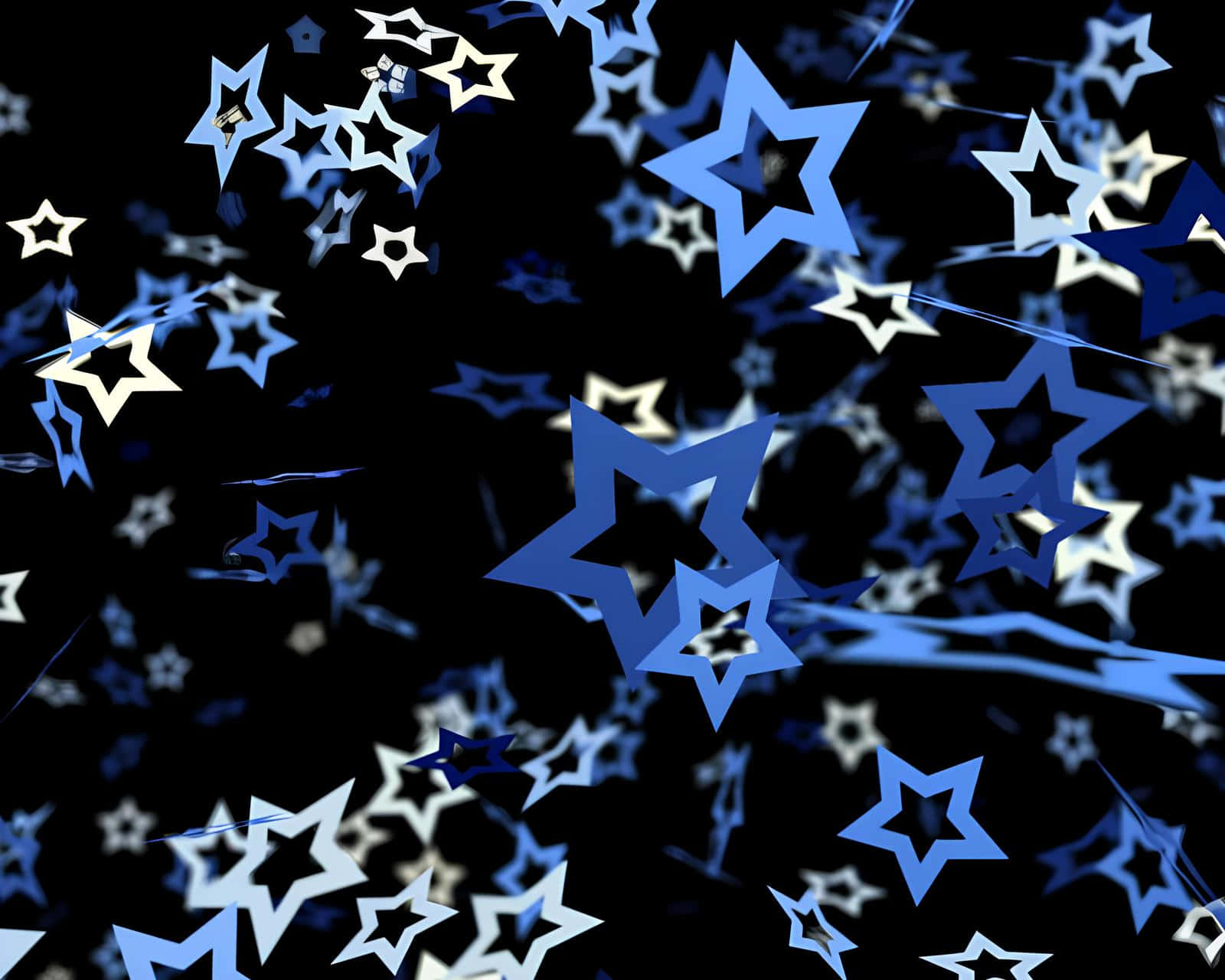 1600x1280 Blue Y2k Desktop Wallpaper