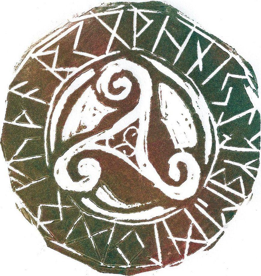 869x920 Free download Norse Rune Wallpaper Triskel runes by [869x920]