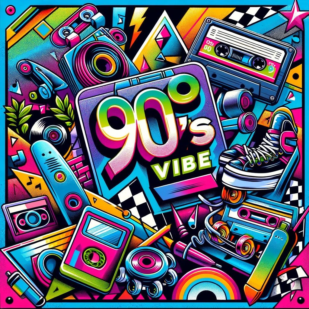 1024x1024 90's Style Throwback Download Image For T Shirt