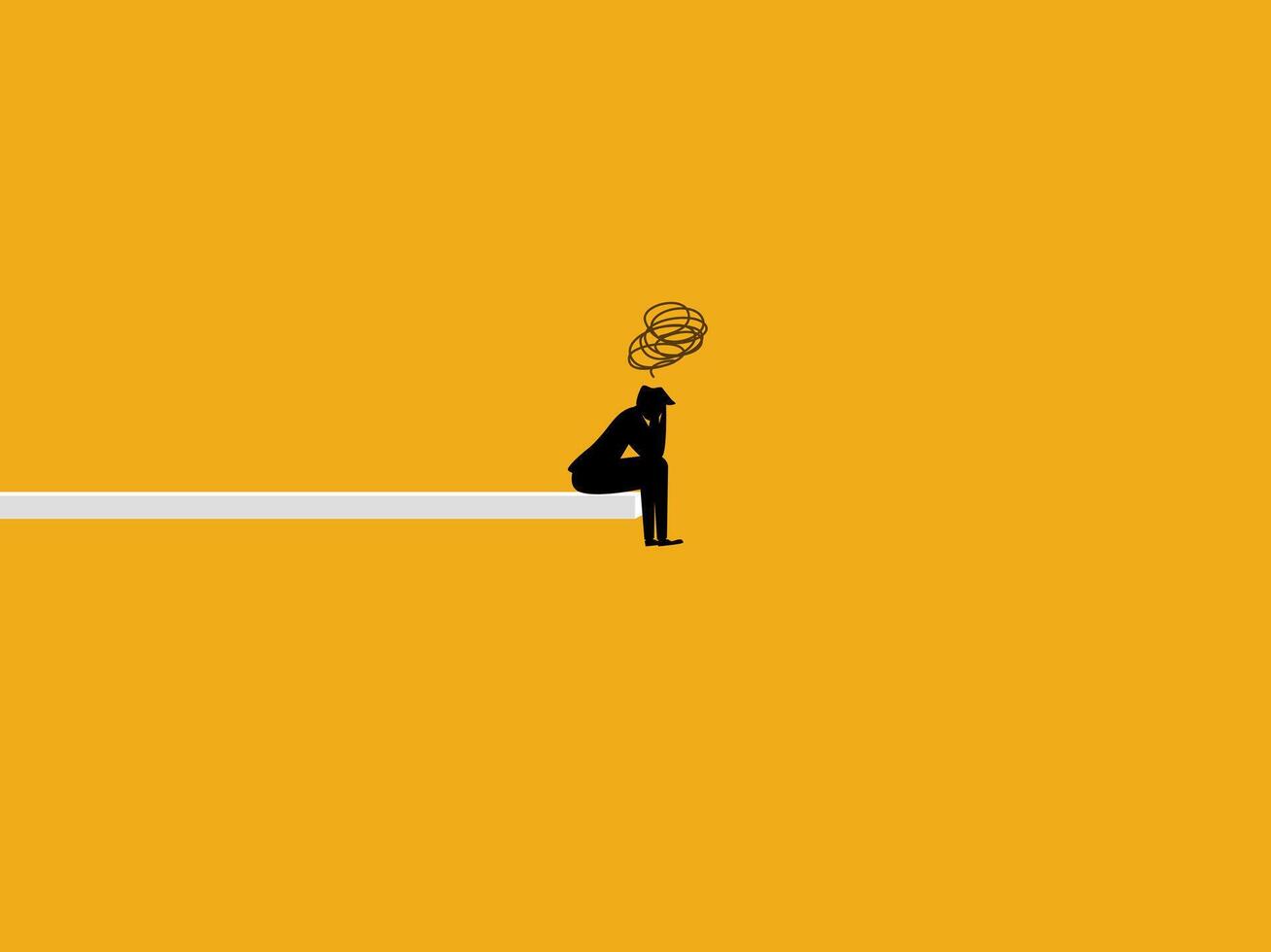 1307x980 Stressed, Desperate, Sad. Depressed man on the Board