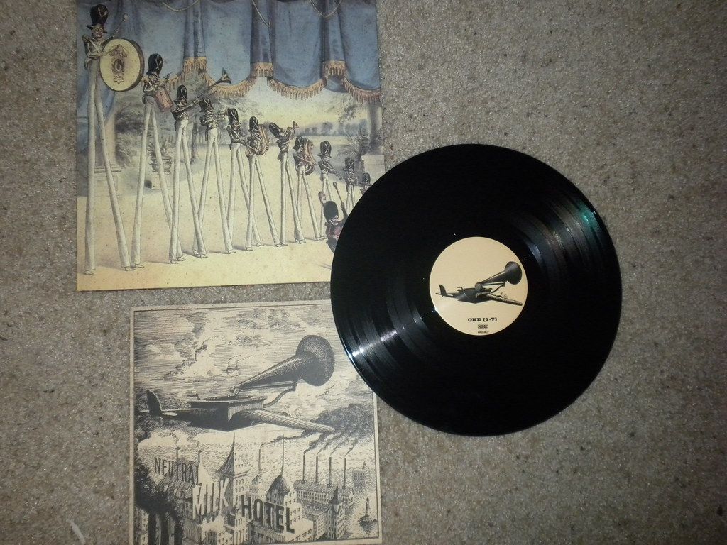 1024x768 Neutral Milk Hotel: In The Aeroplane Over The Sea I