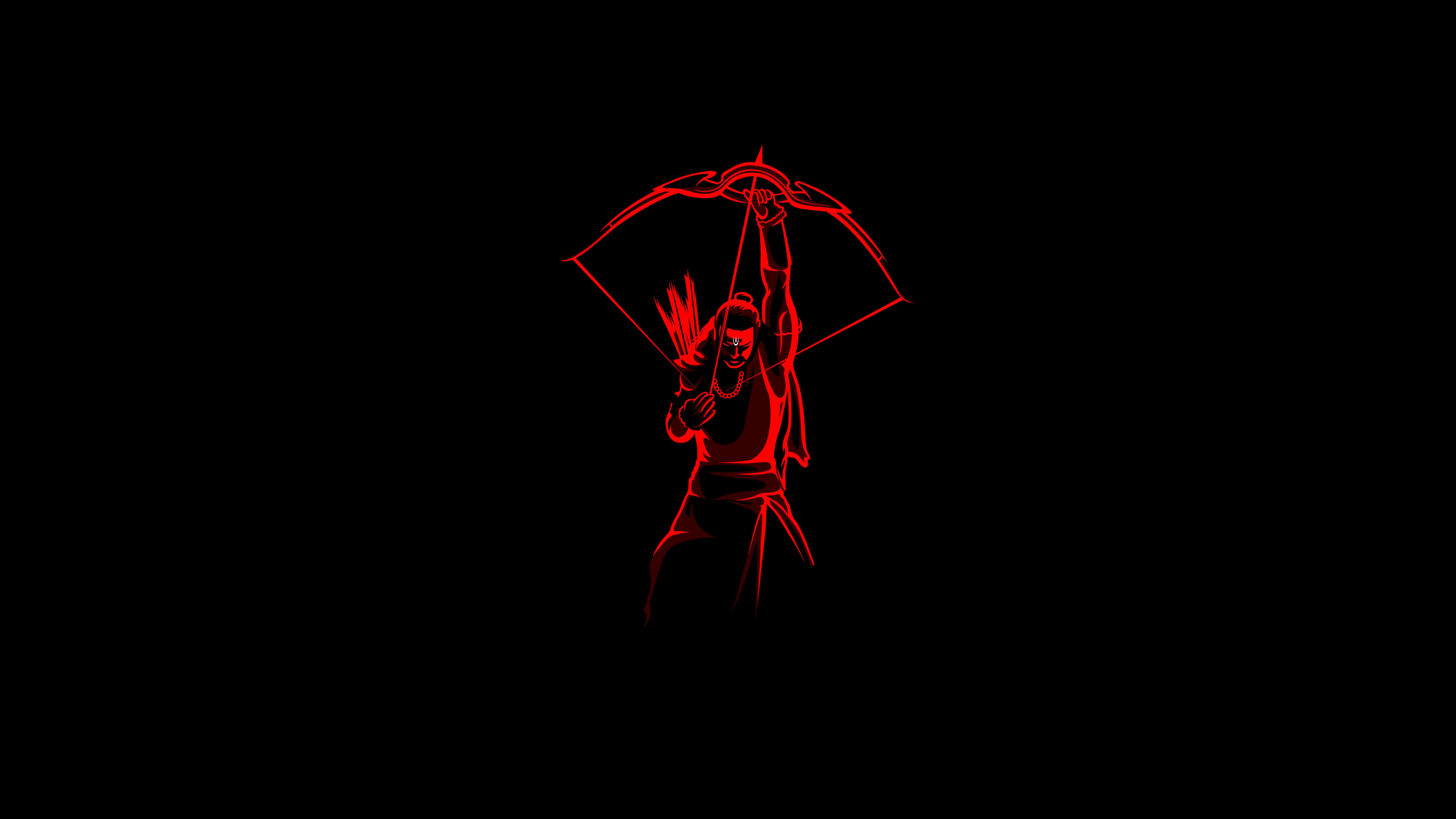 5120x2880 Adipurush Wallpaper 4K, Lord Rama, Jai Shri Ram, Hinduism