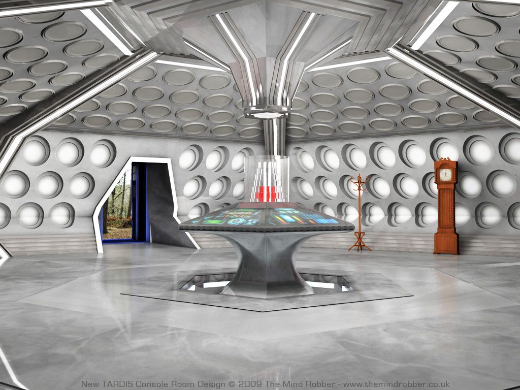 1024x768 Doctor Who TARDIS Interior Redesign Console Control Room