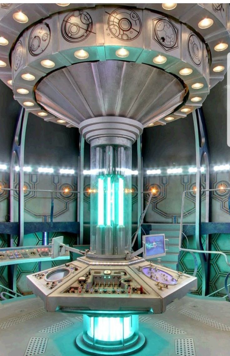 736x1138 Doctor Who Art. Futuristic Space Station Illustration. Tardis interior background, Tardis interior wallpaper 4k