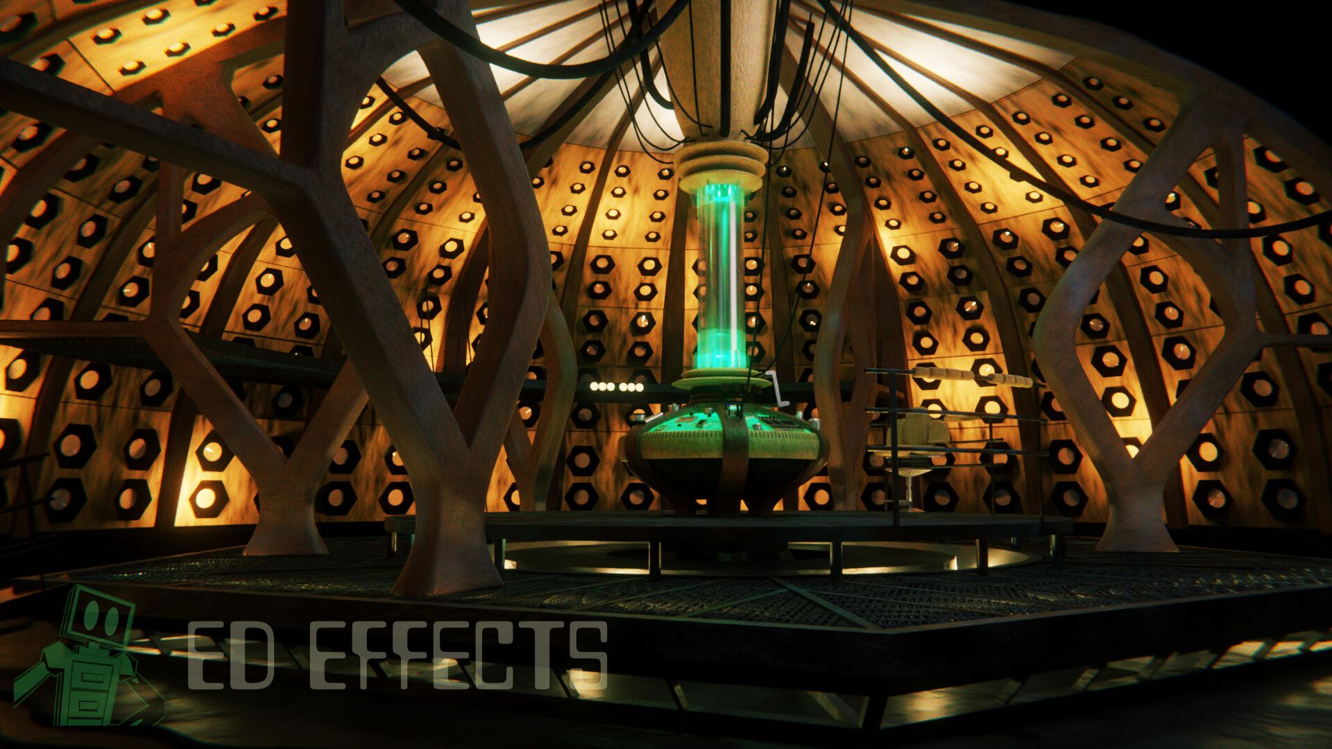 1920x1080 Tardis Interior (2005 2009) Re Vamp