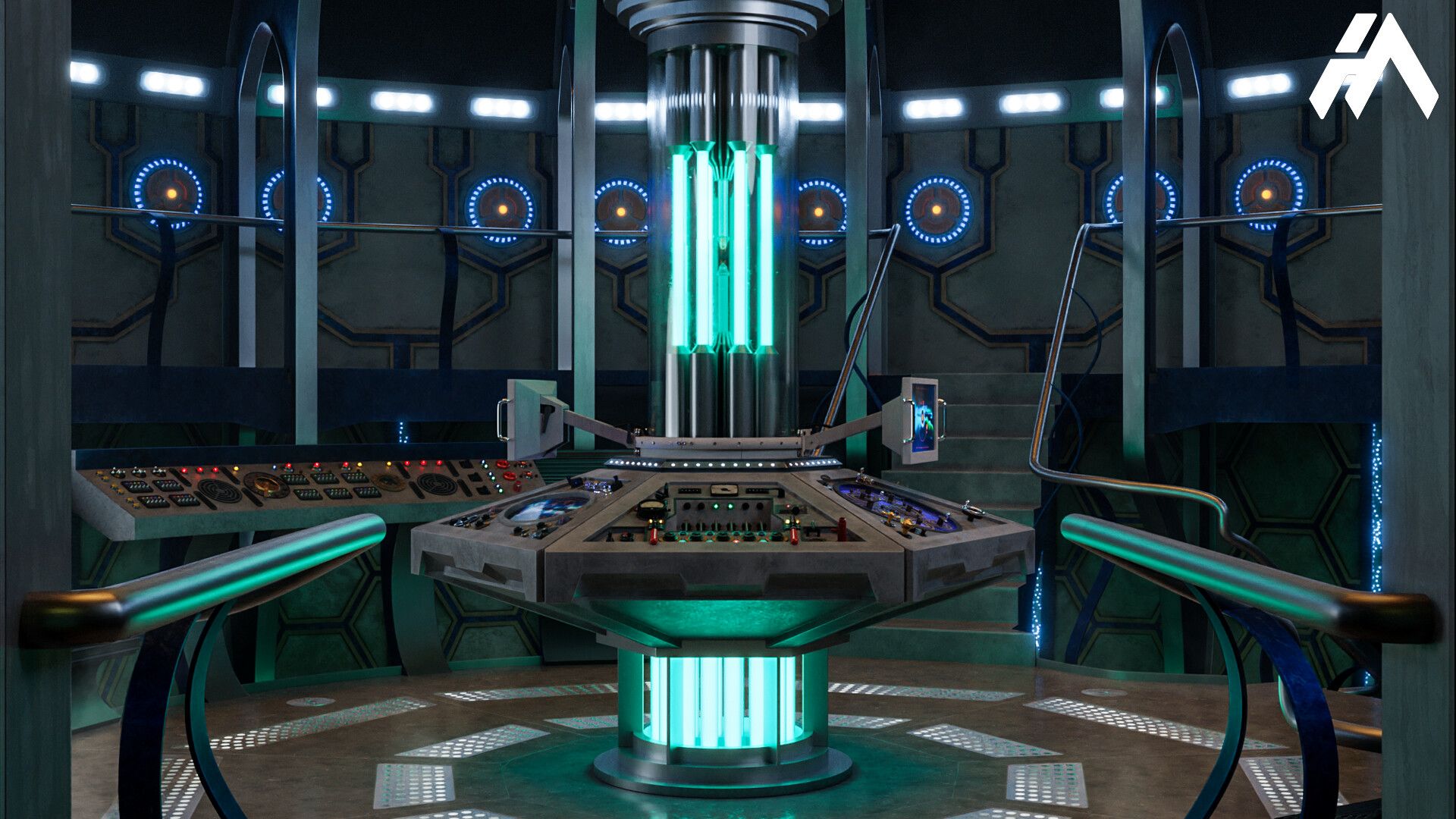 1920x1080 TARDIS INTERIOR 2017 TOYOTA TARDIS (3D Model)