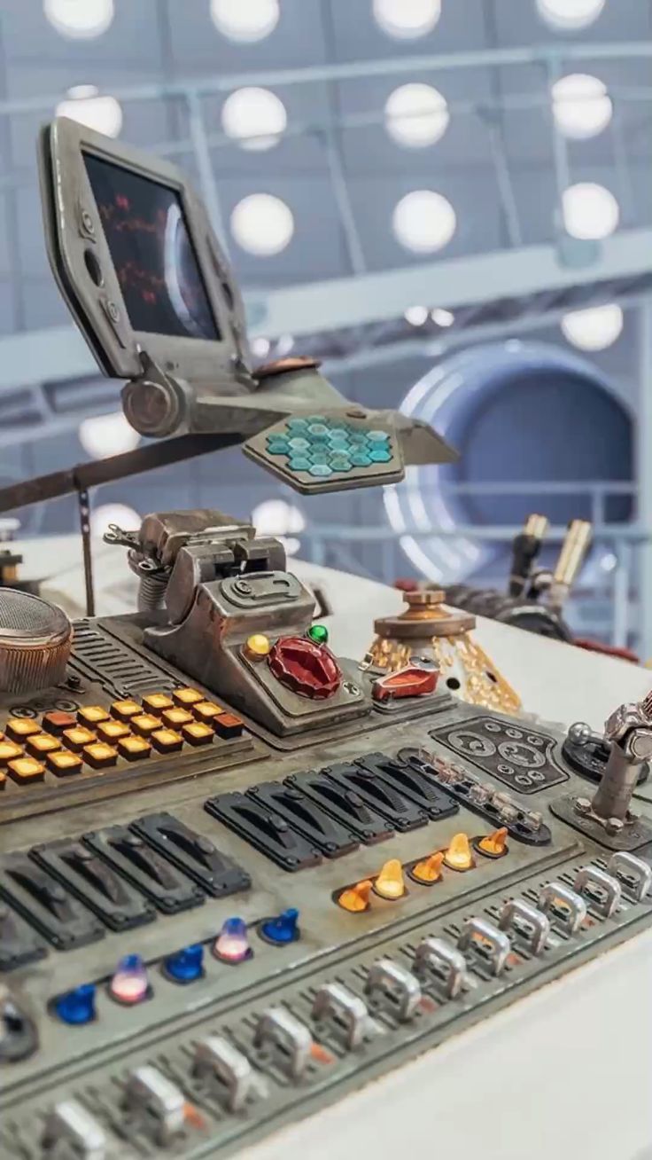 736x1308 14th 15th Tardis Console Wallpaper 15代目 ターディス コンソール 壁紙
