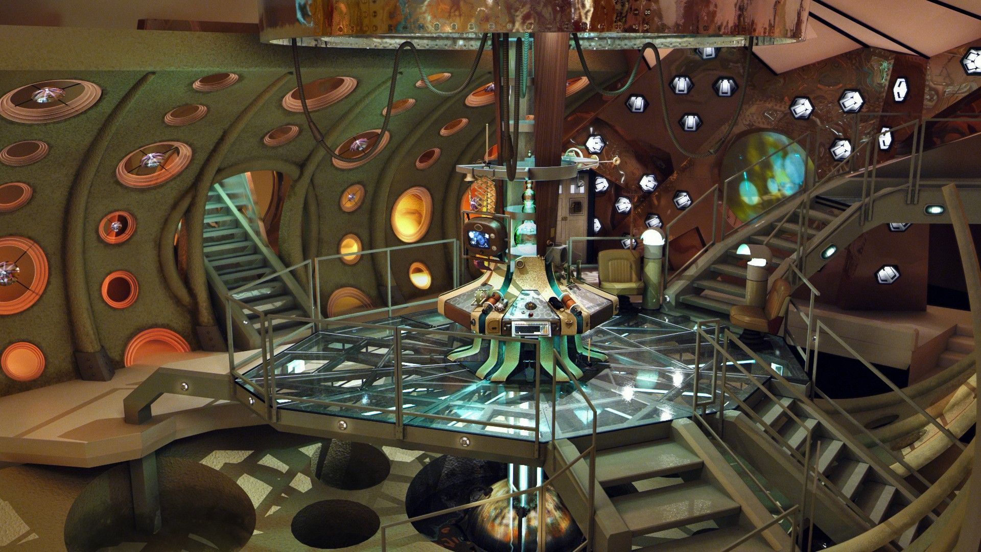 1920x1080 Doctor Who Tardis Interiors Wallpaper