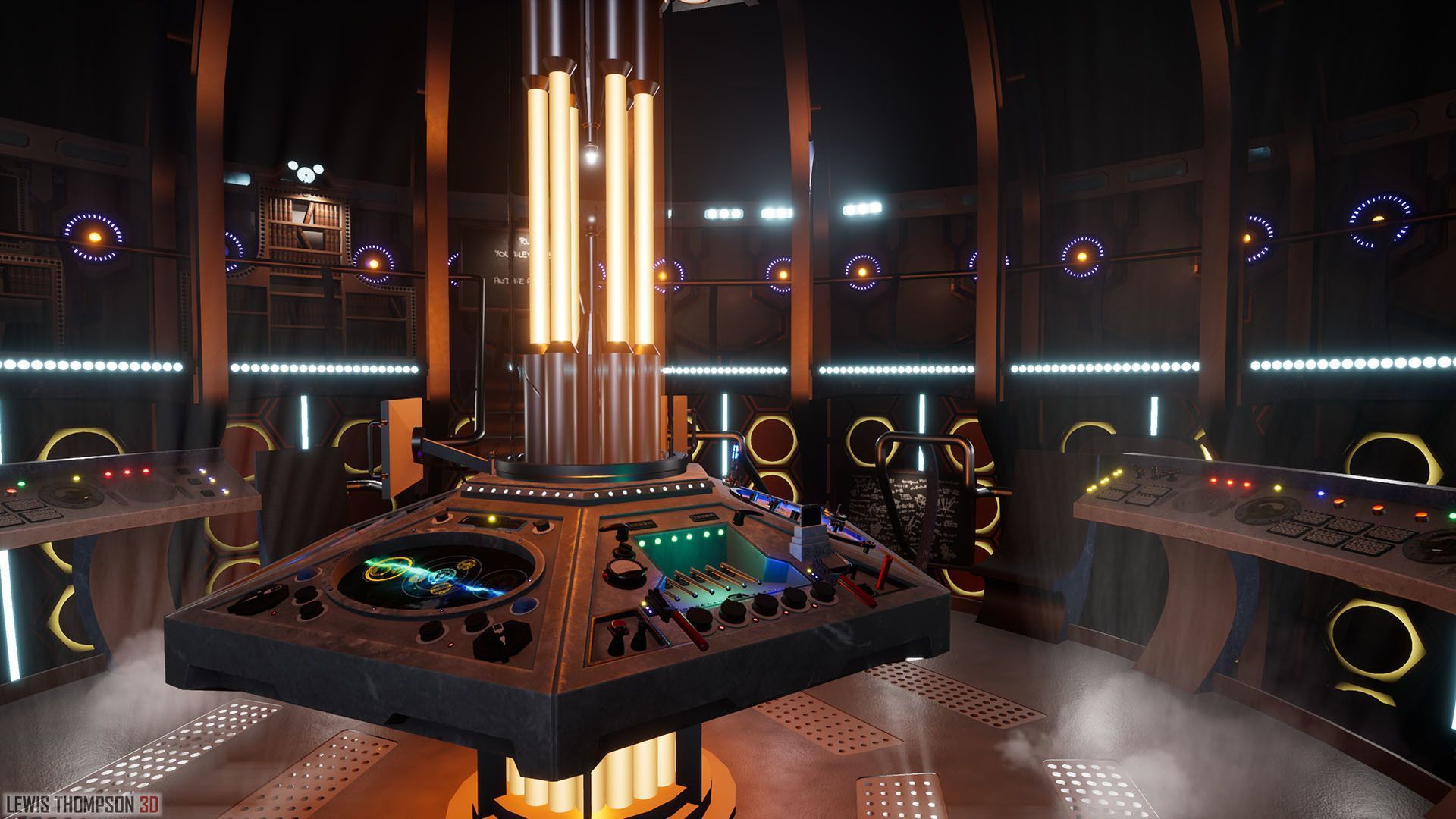 1920x1080 TARDIS Interior