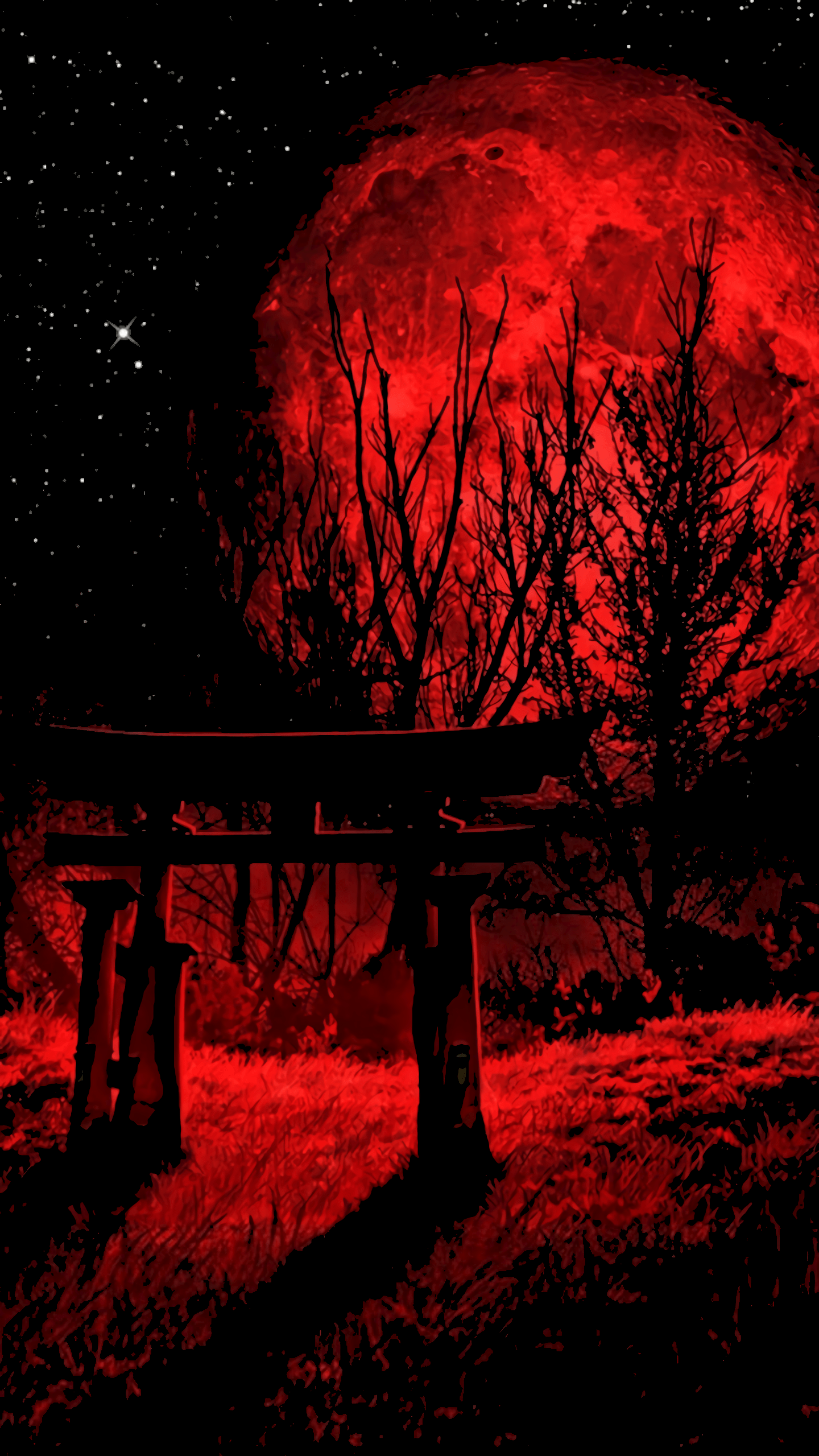1440x2559 Red Moon (1440x2560)