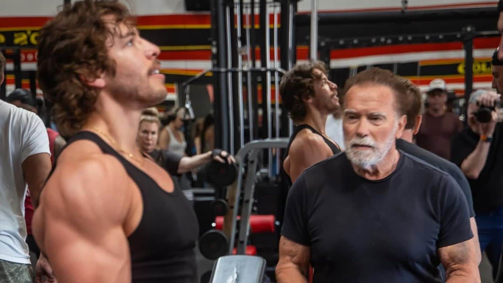 1920x1080 Arnold Schwarzenegger's son makes bodybuilding debut count: 'Mission accomplished!'