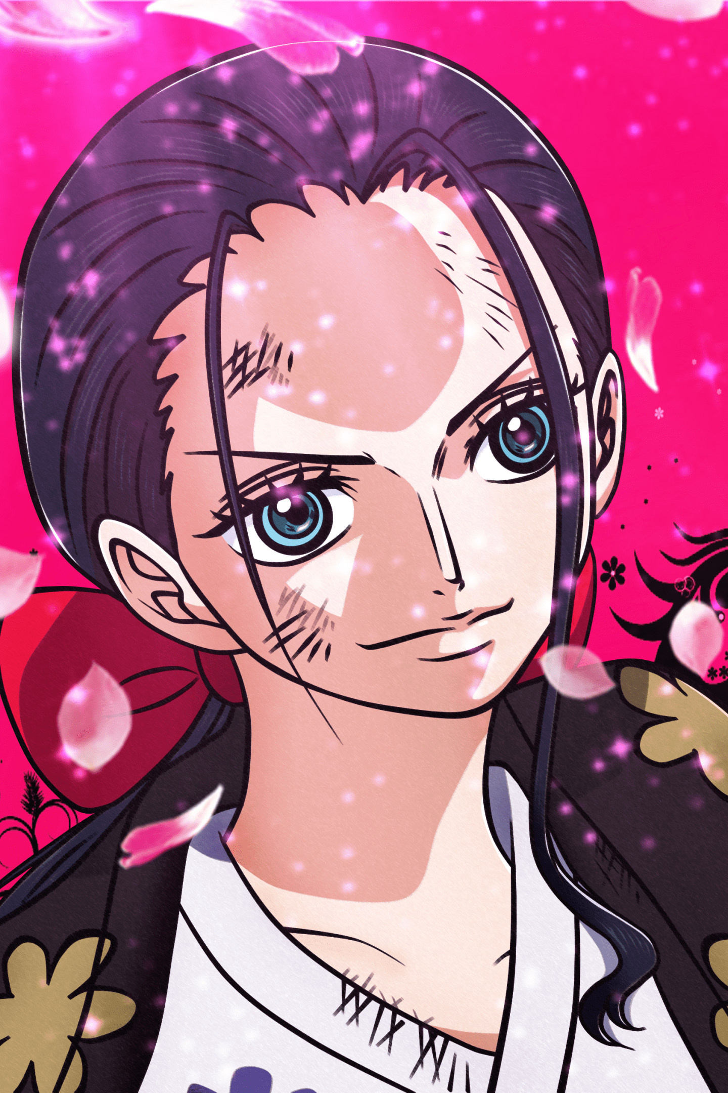 1440x2160 Nico Robin Blossom Phone Wallpaper Tribute