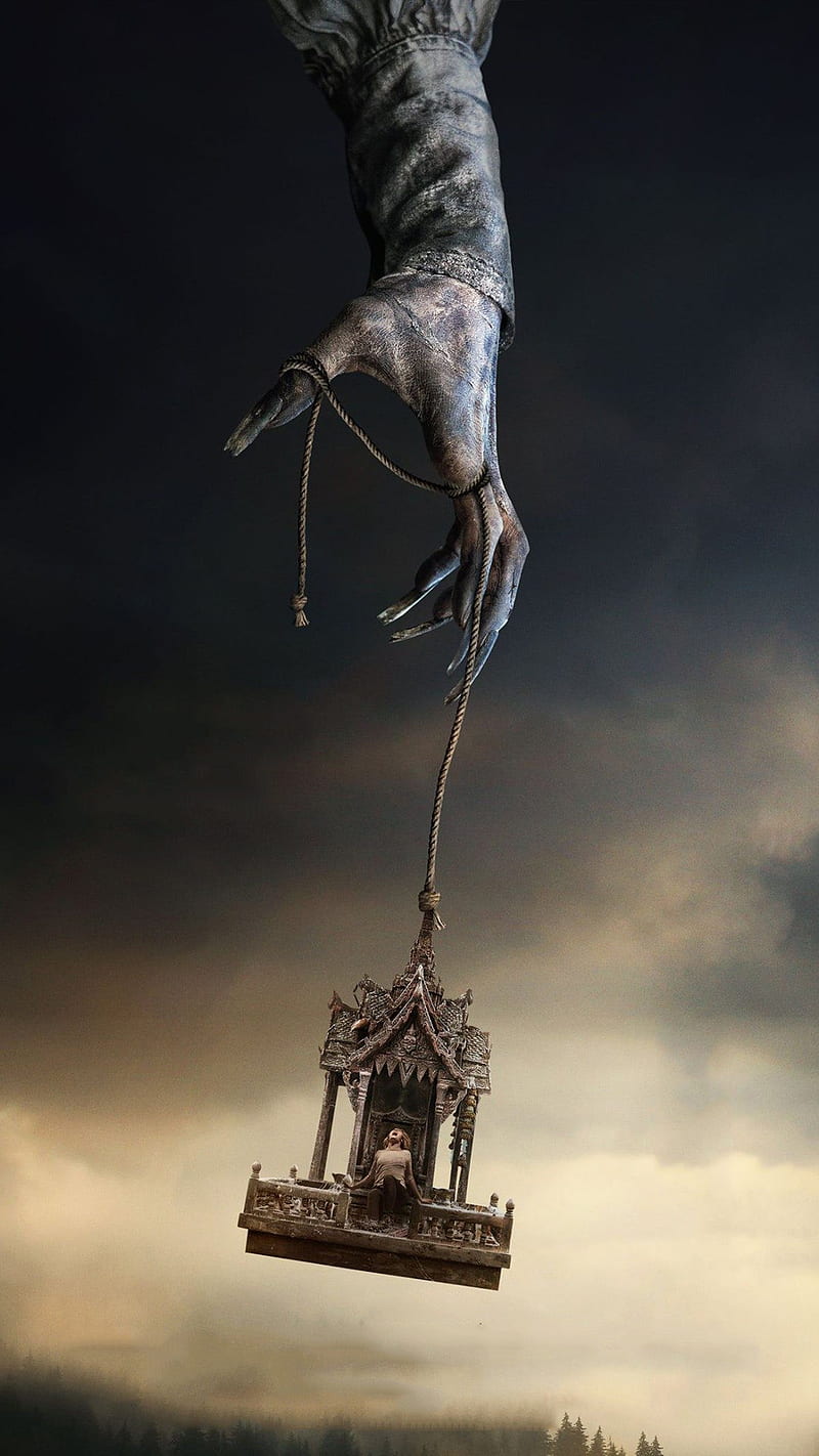 800x1422 Fantasy, girl, hand, horror, HD phone wallpaper