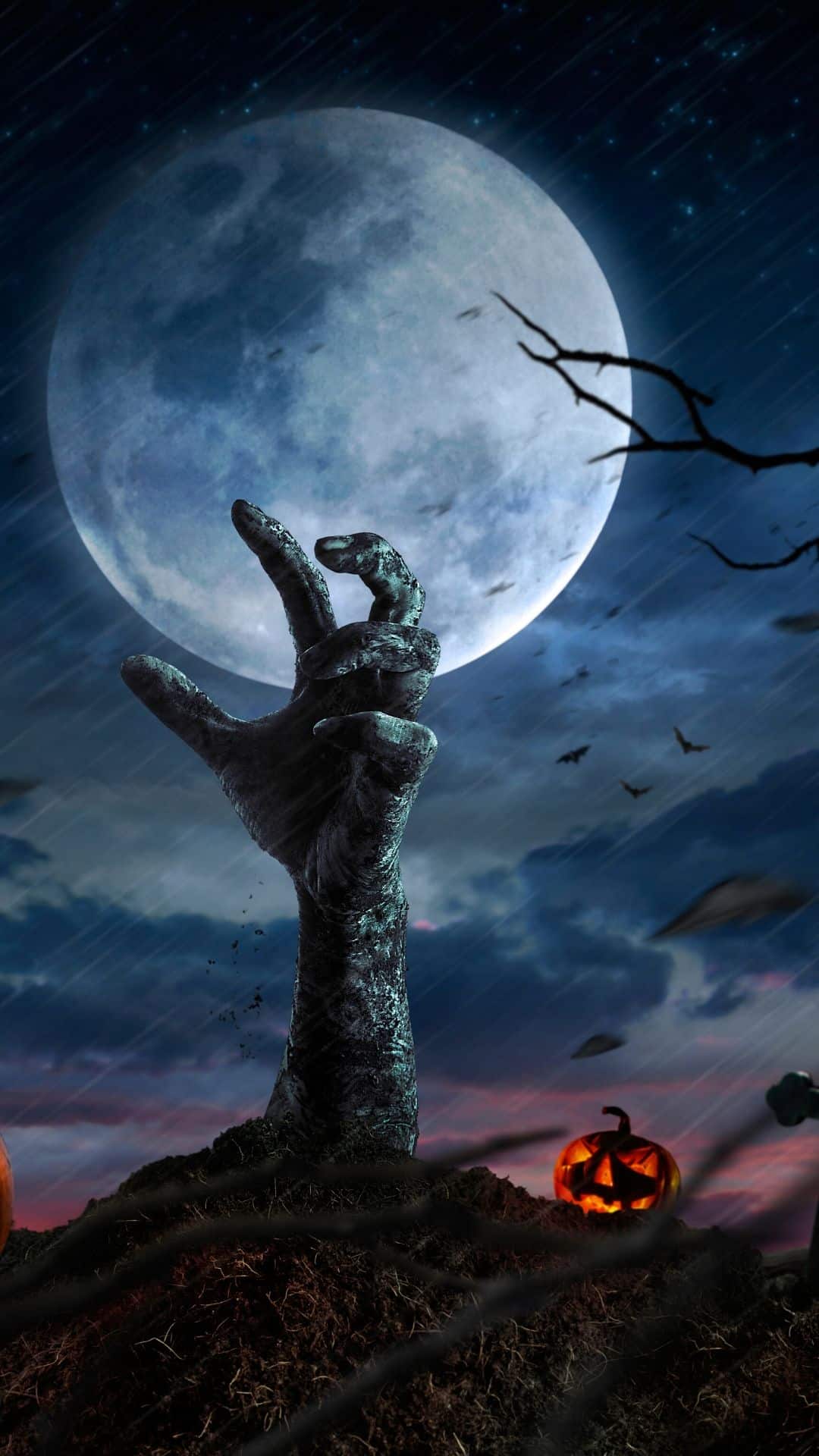 1080x1920 Hand Halloween Wallpaper